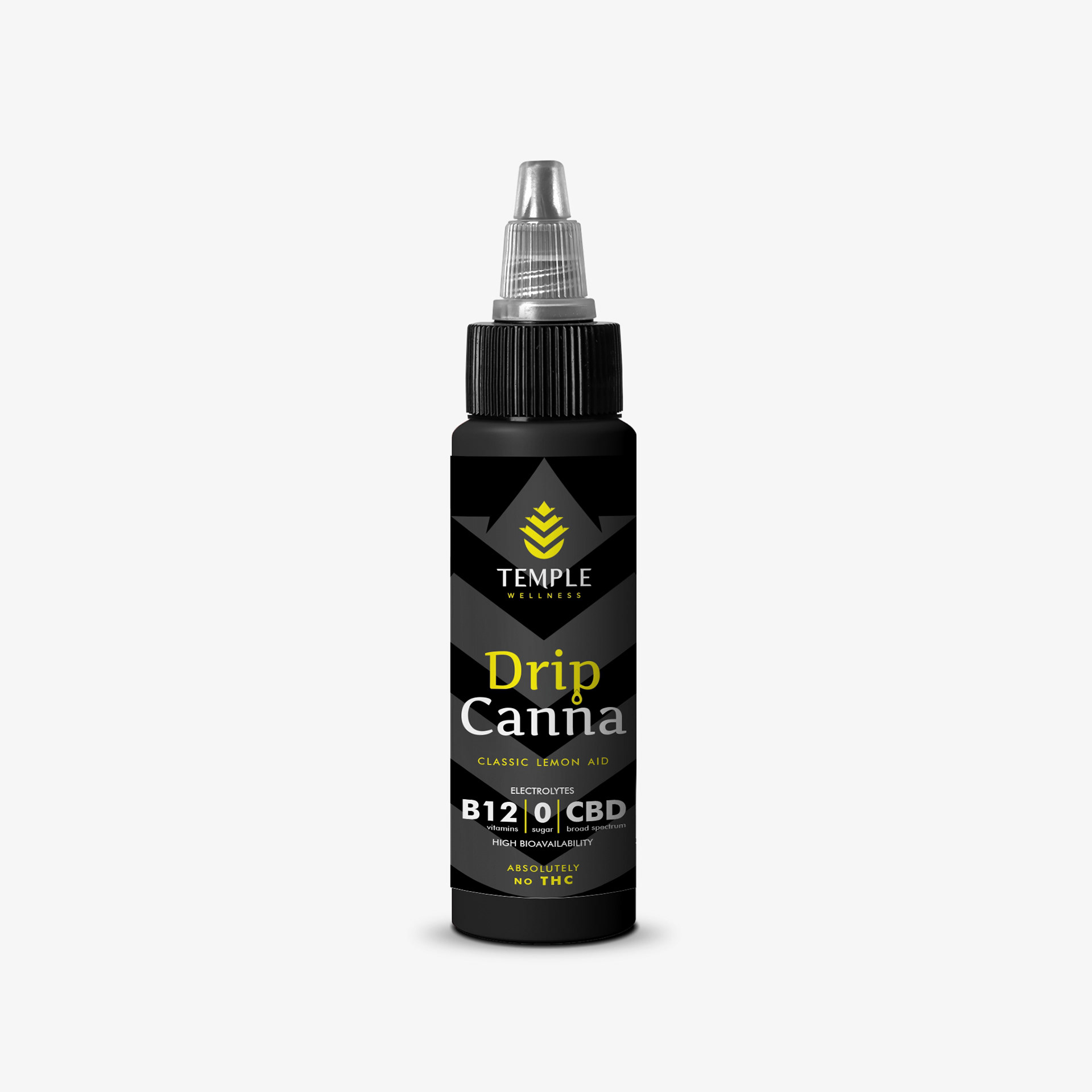 Temple Drip Canna Label Design Concept