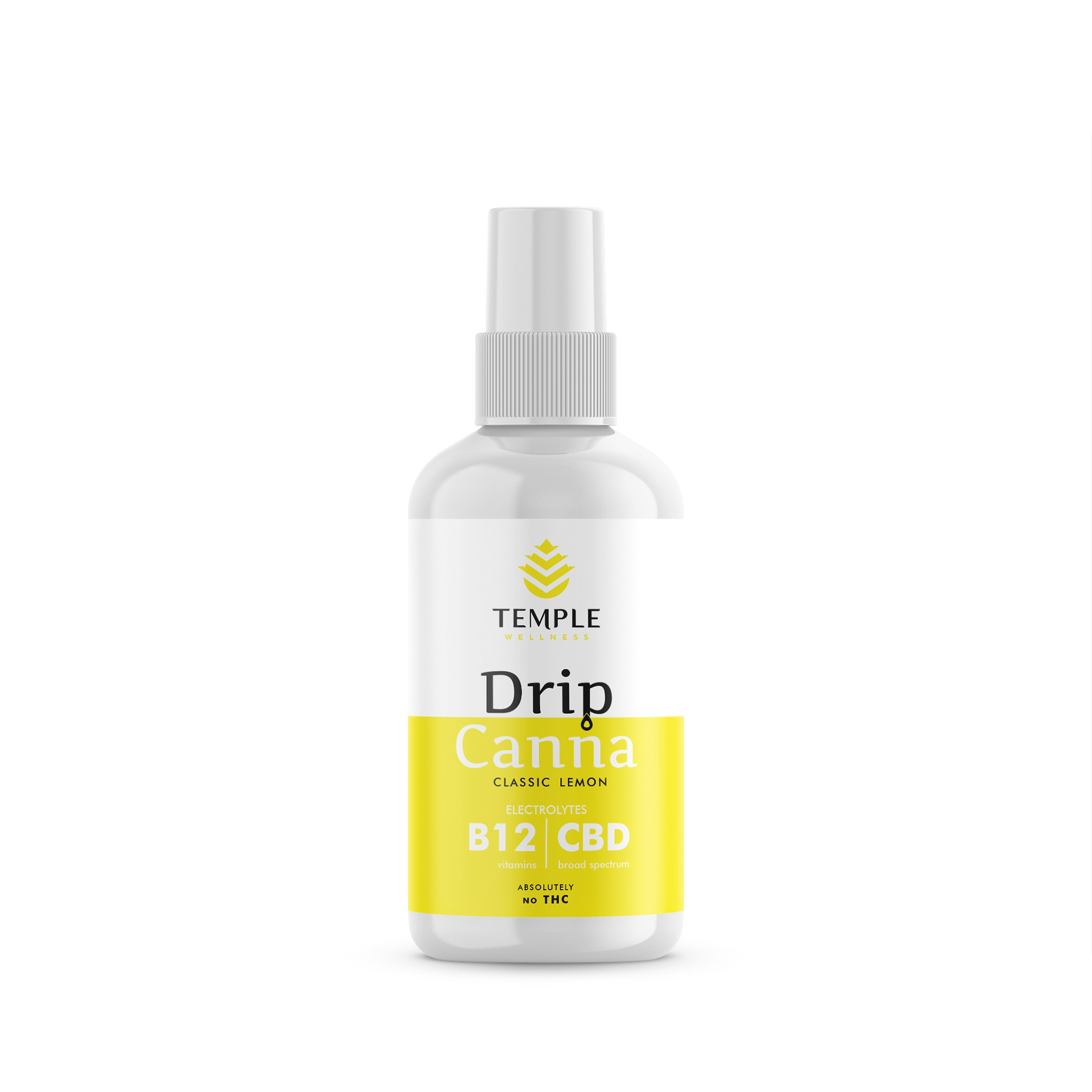 Temple Drip Canna Label Design Concept