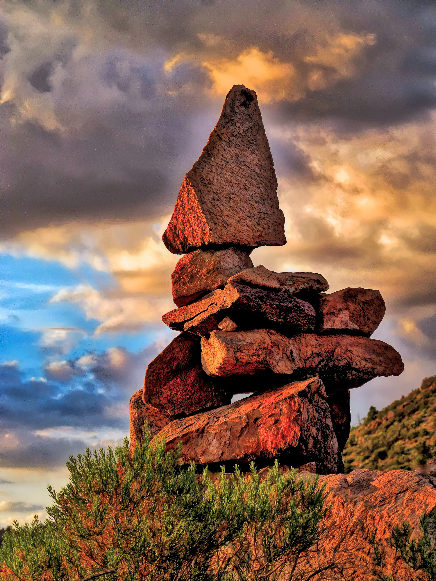 ZZ1207_0015AF  ~  Solitary Cairn