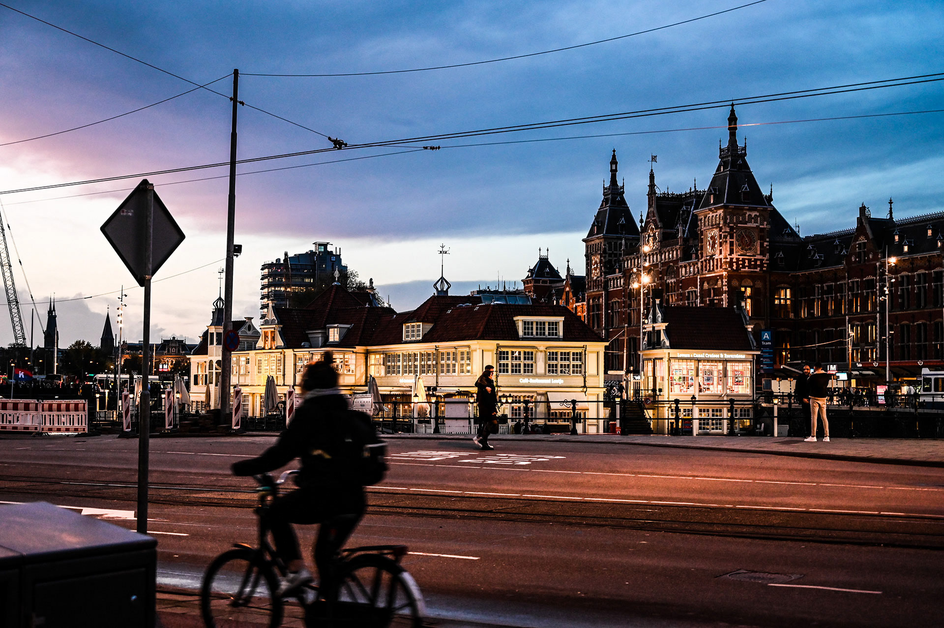 People riding bikes in the Netherlands