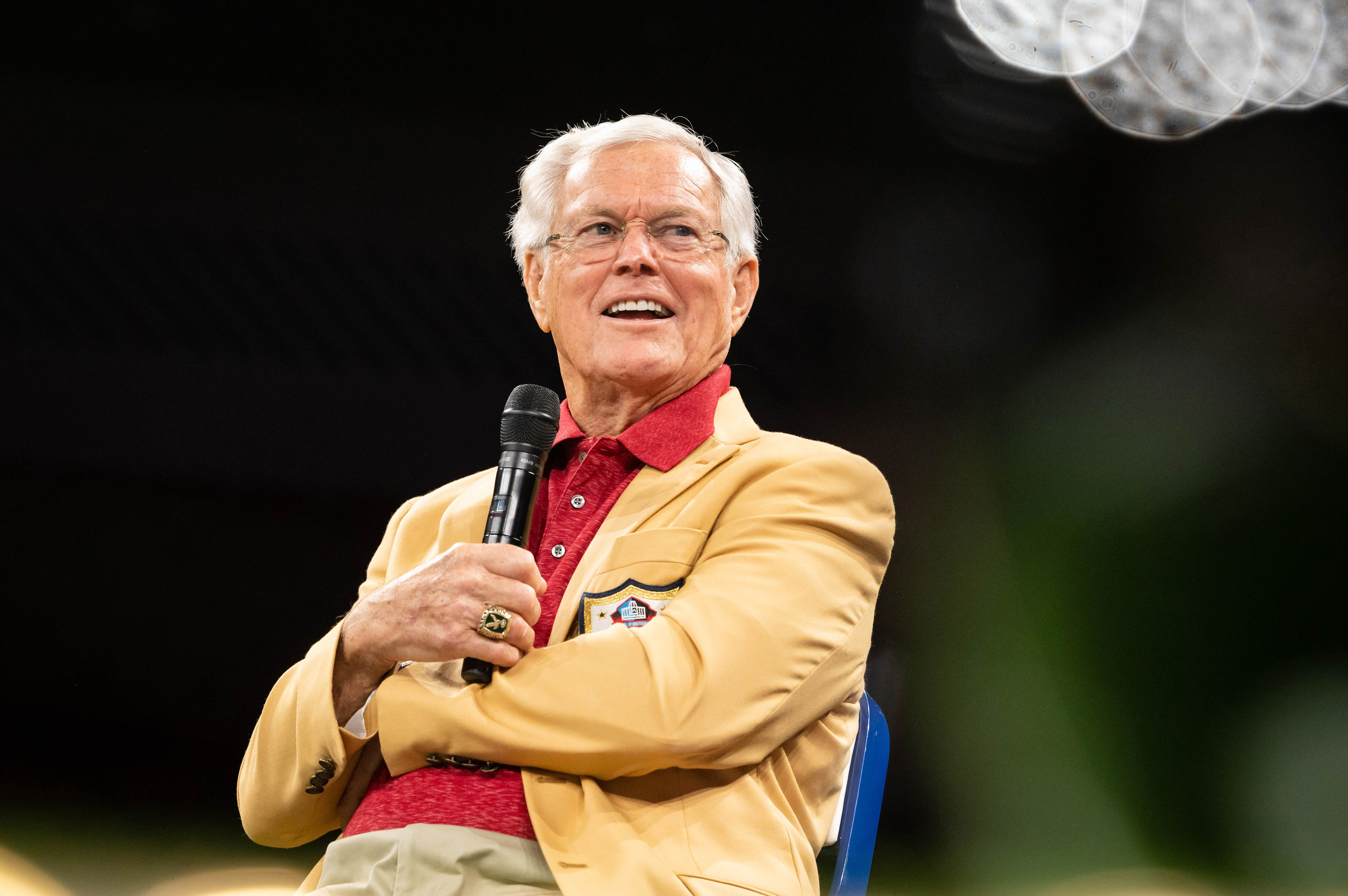 Dick Vermil laughing at a joke