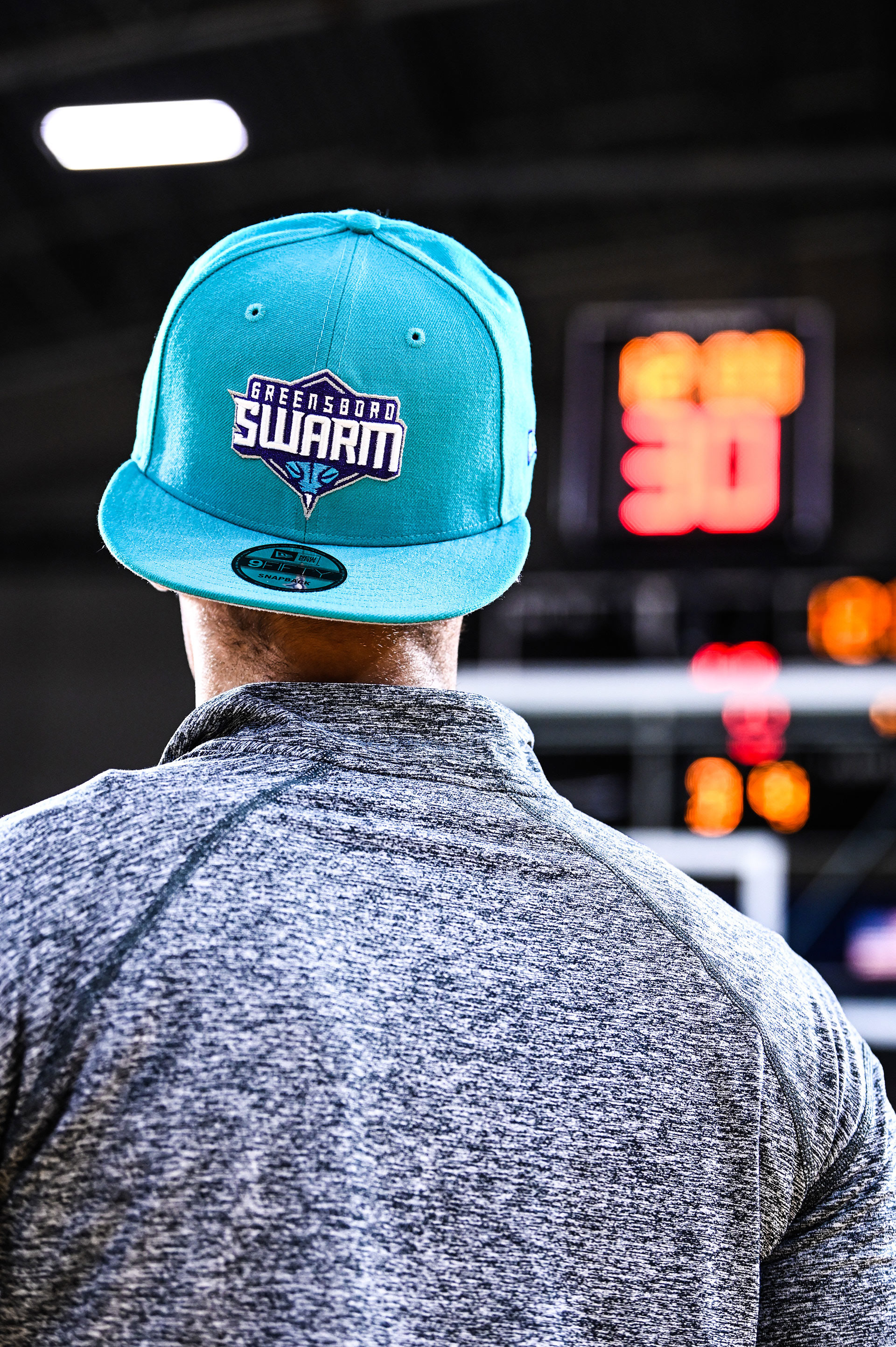 Greensboro Swarm new hat advertisement