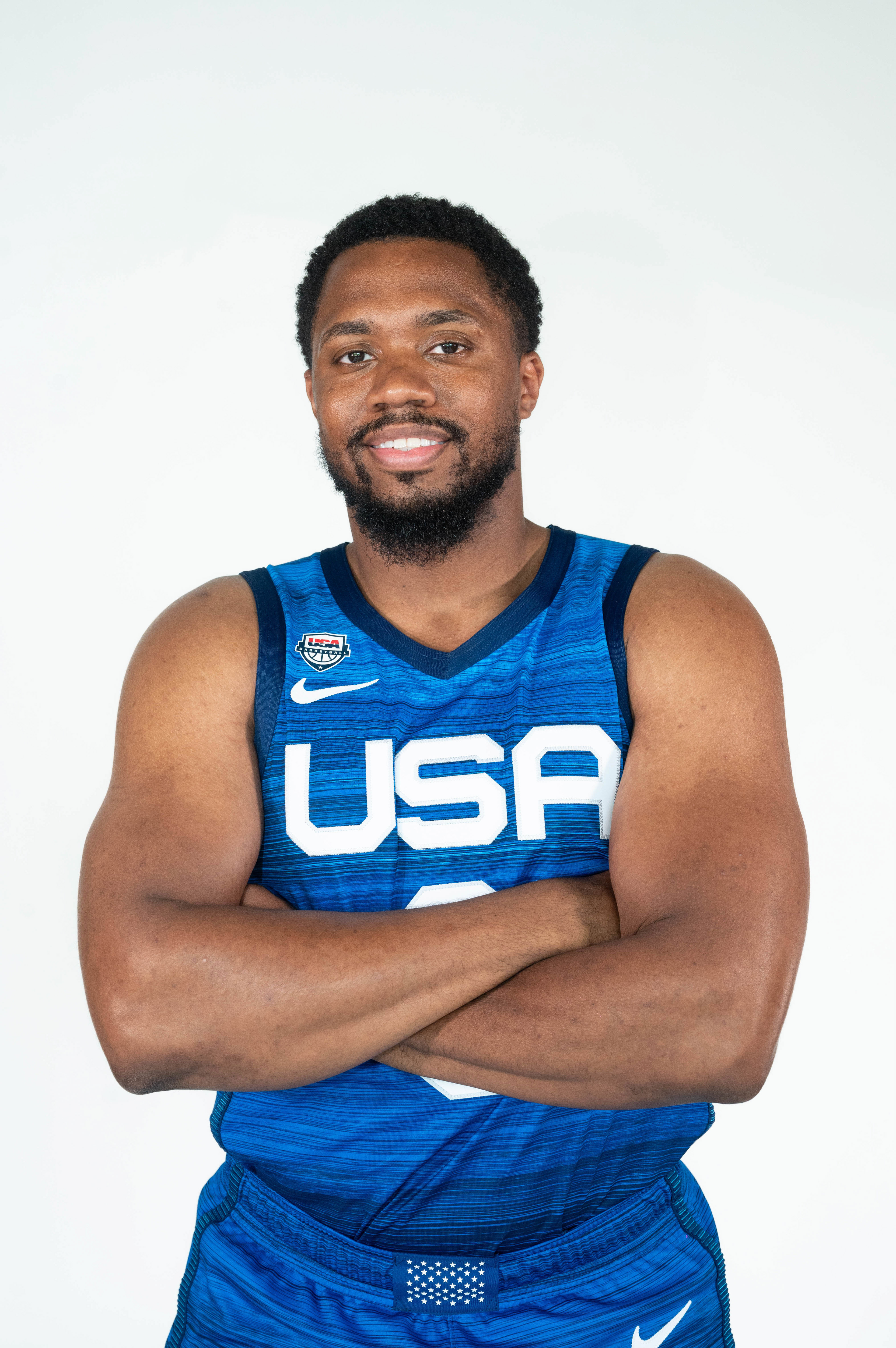 Big smile from a USA player