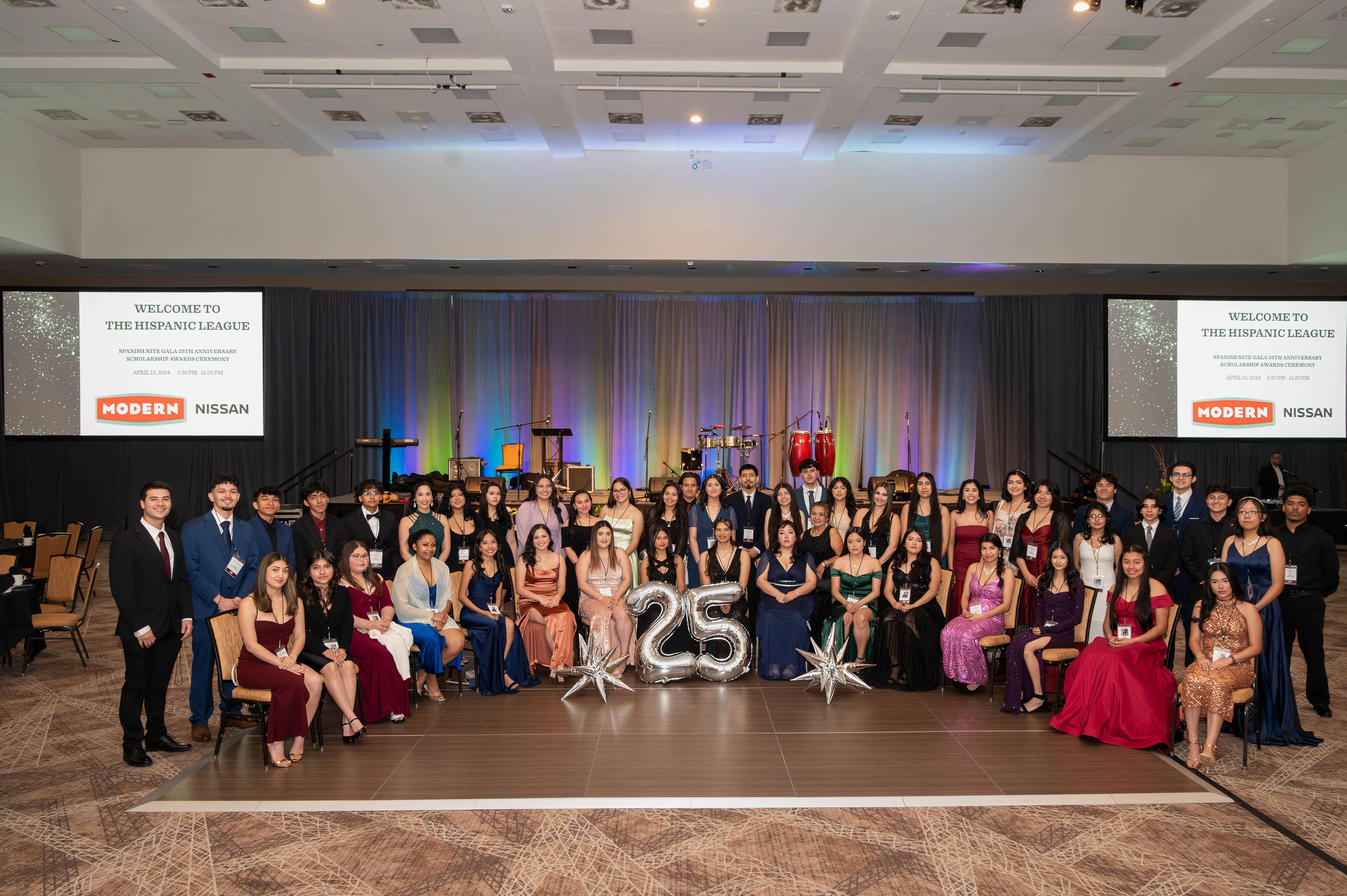 Hispanic League Gala in Winston-Salem North Carolina celebrating 25 years