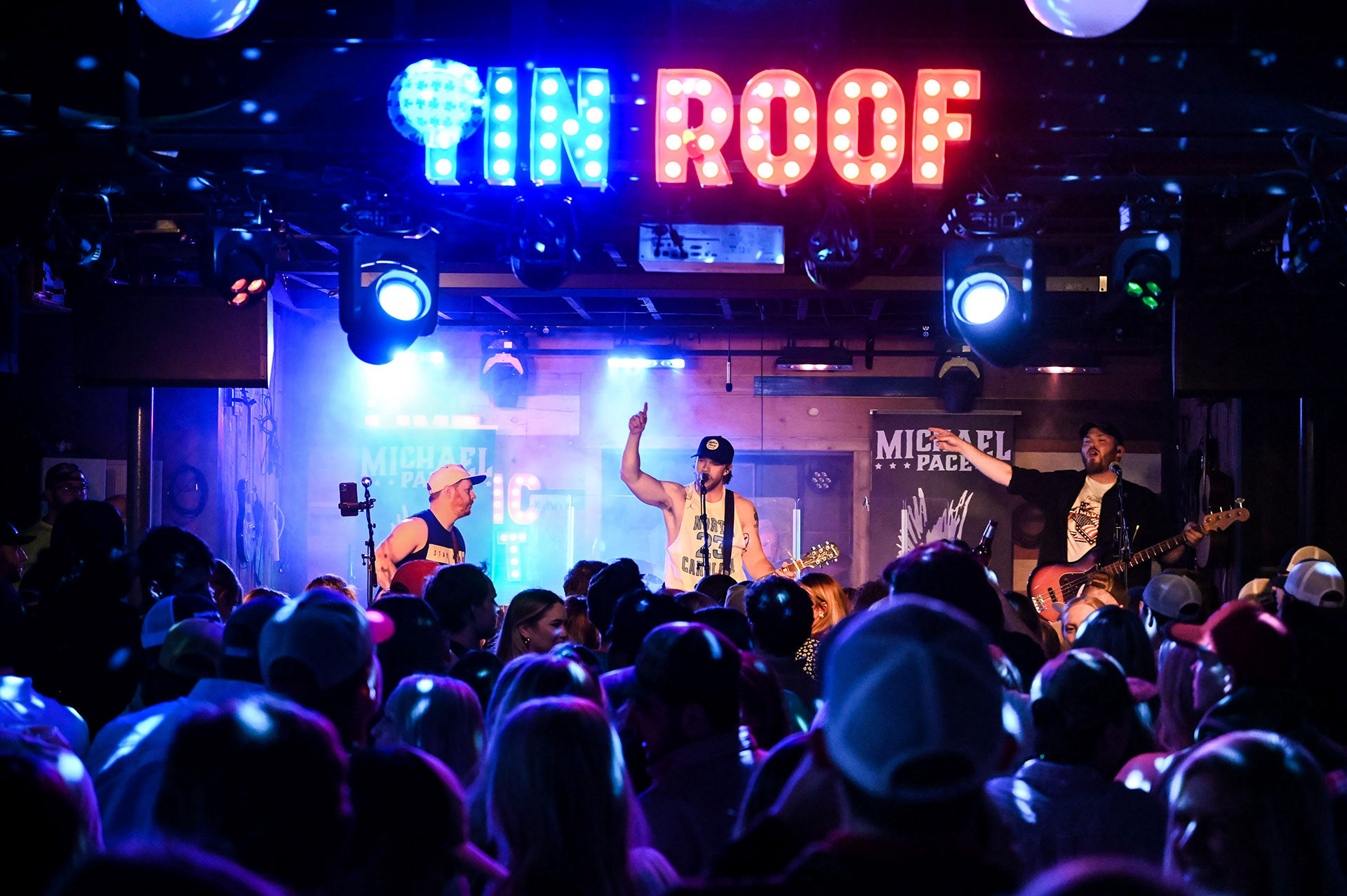 Band performing at the Tin Roof in Columbia South Carolina