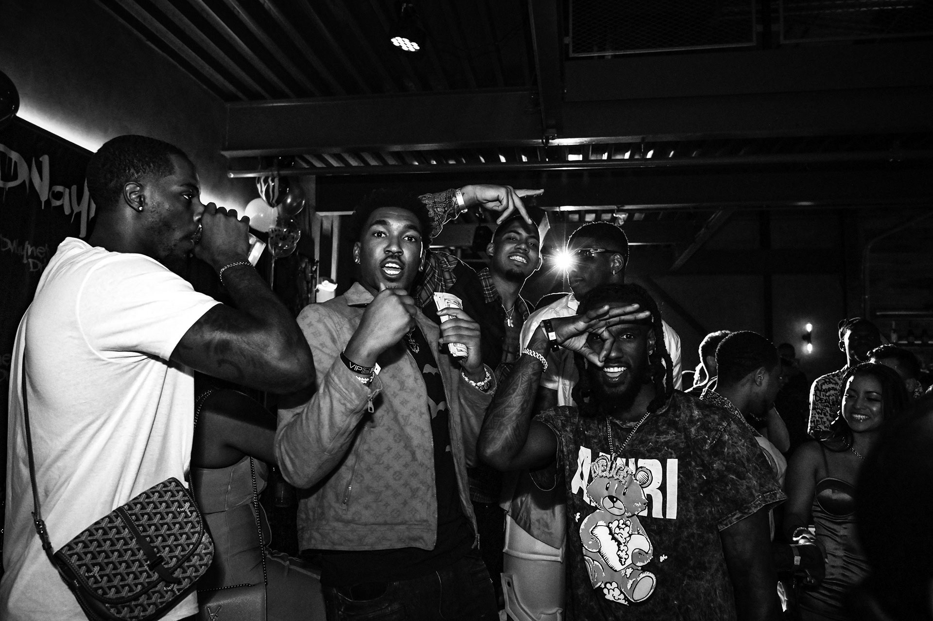 Dwayne Bacon's birthday party with NBA stars