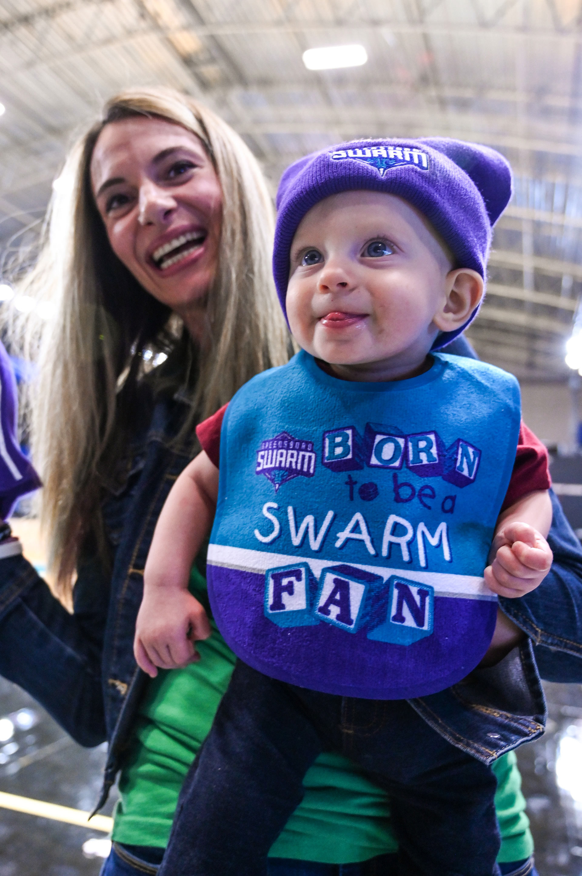 Little baby showing of Swarm merchandise