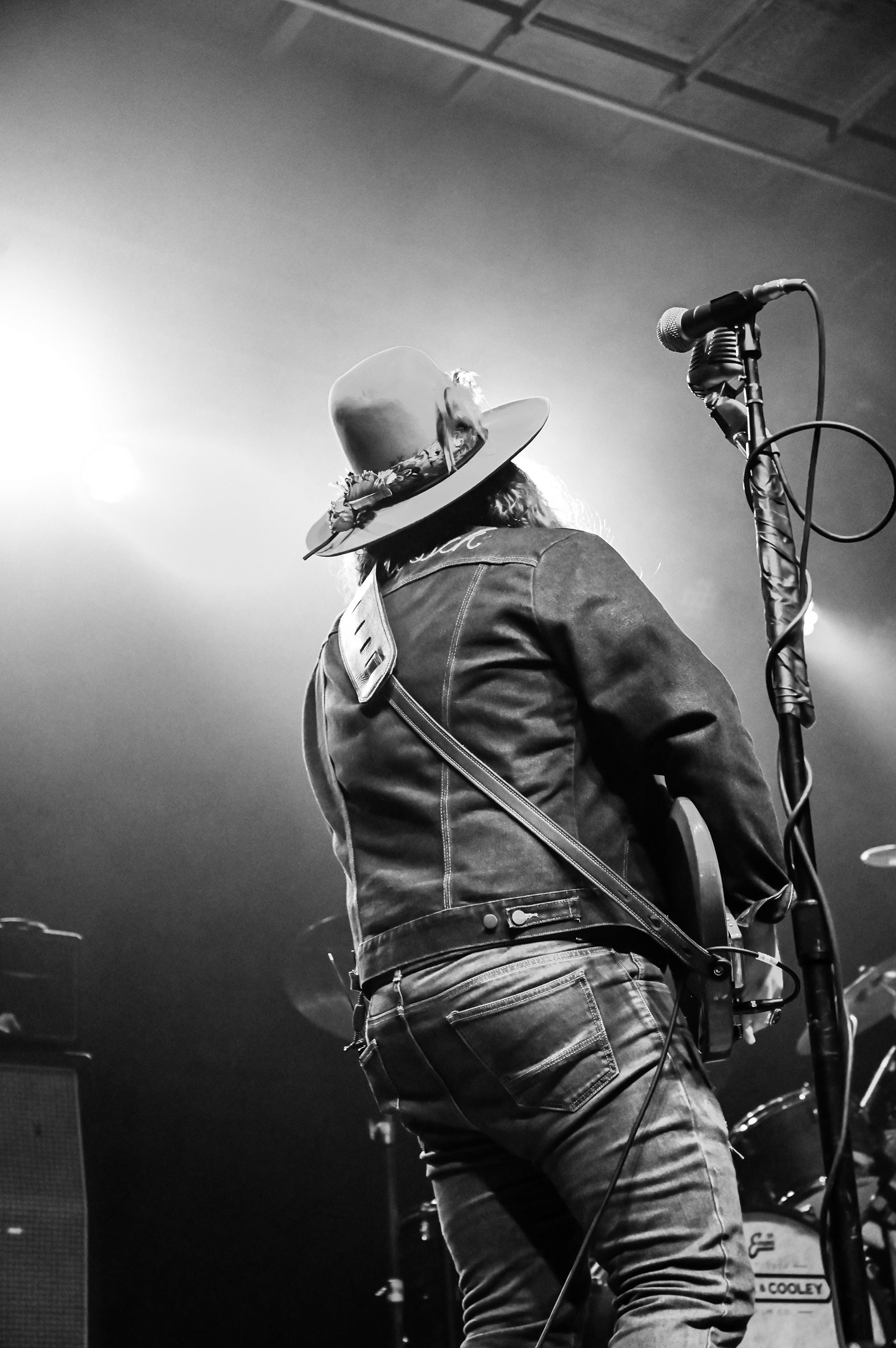 Black and White image of Marcus King