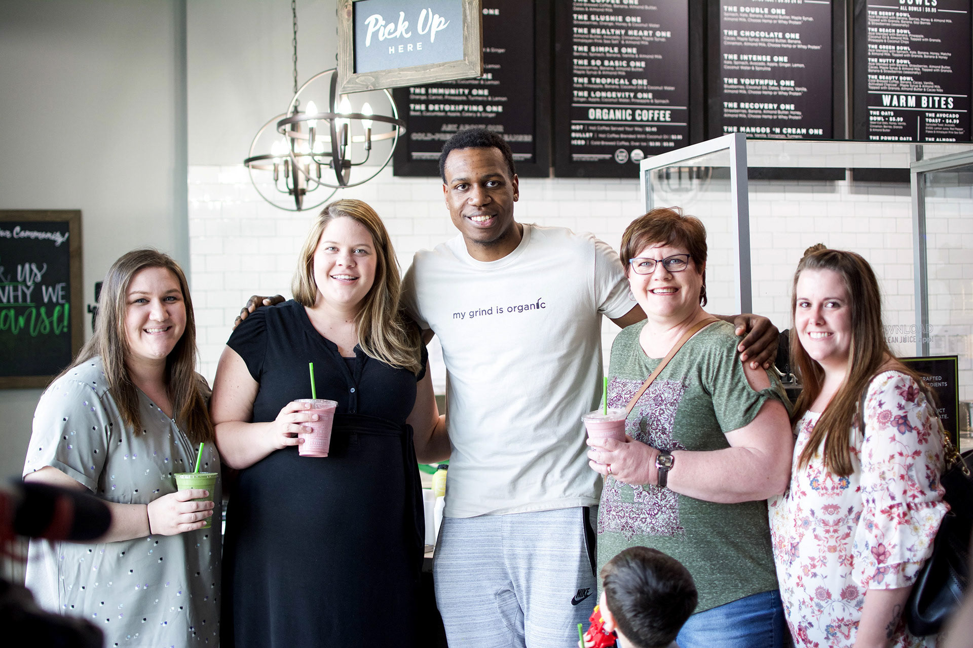 Treveon Graham hosting an event