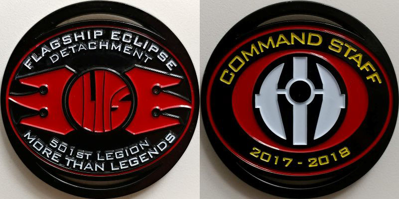 501st Legion - Flagship Eclipse - Command Staff Challenge Coin