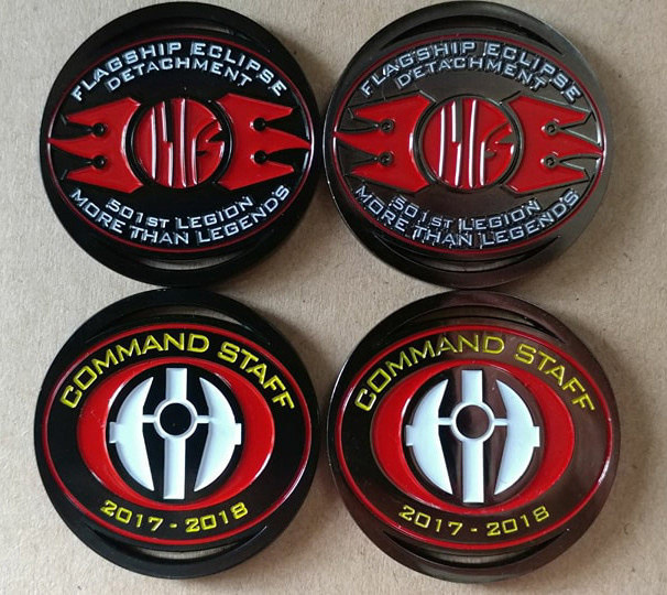 501st Legion Flagship Eclipse Command Staff Coin 2017-2018