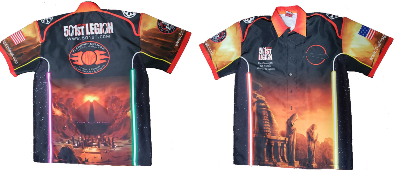 501st Legion - Flagship Eclipse - Member Racing Shirt 02