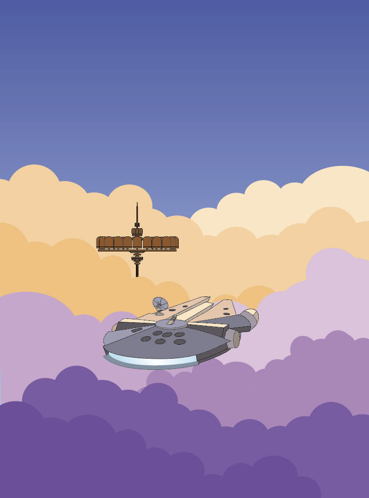 Bespn, Floating Gas Refinery and Millennium Falcon