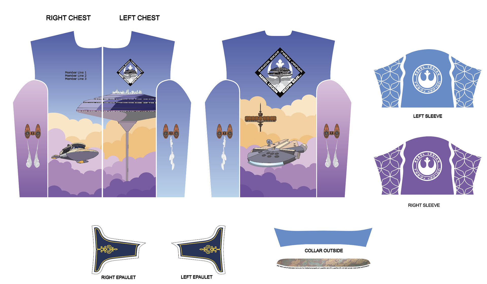Rebel LEgion - Bespin Base - Member Racing Shirt 01