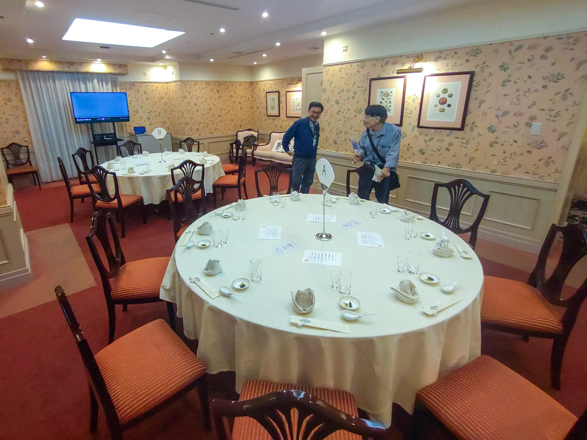 開催前 3階『ジャスミン』の間