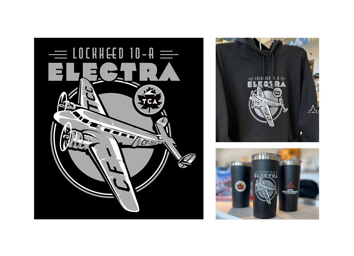 Lockheed Electra illustration for boutique products