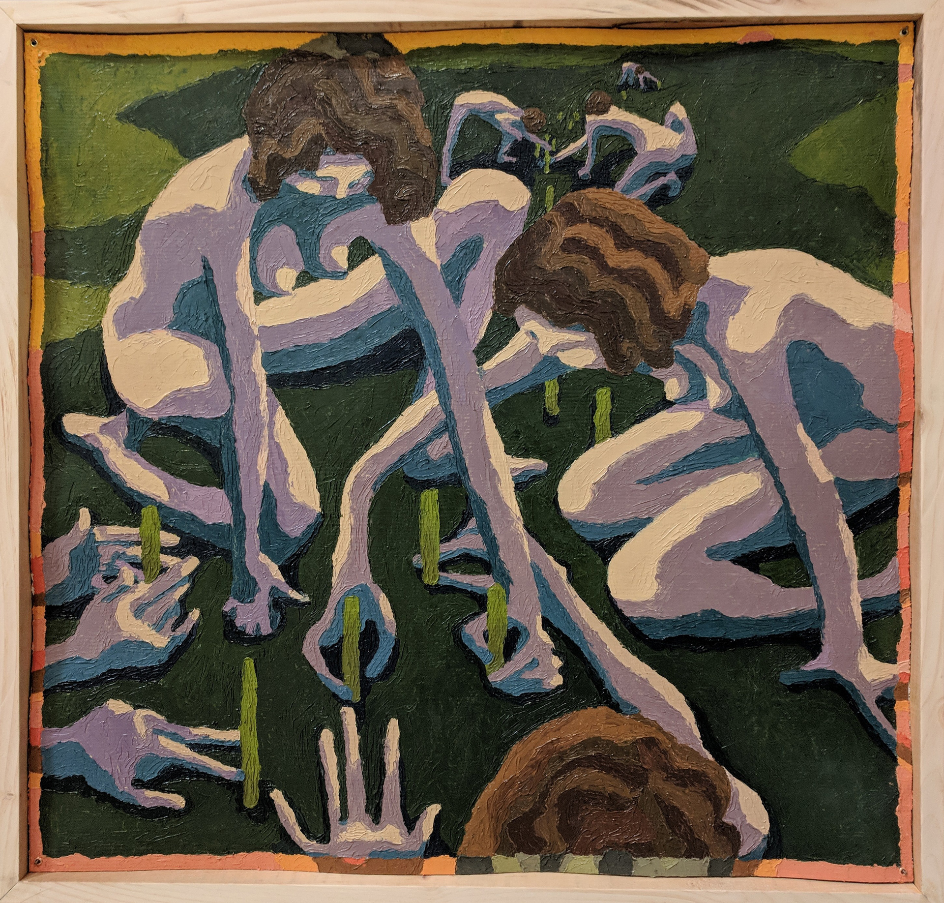 Transplanting - oil 36"x36"