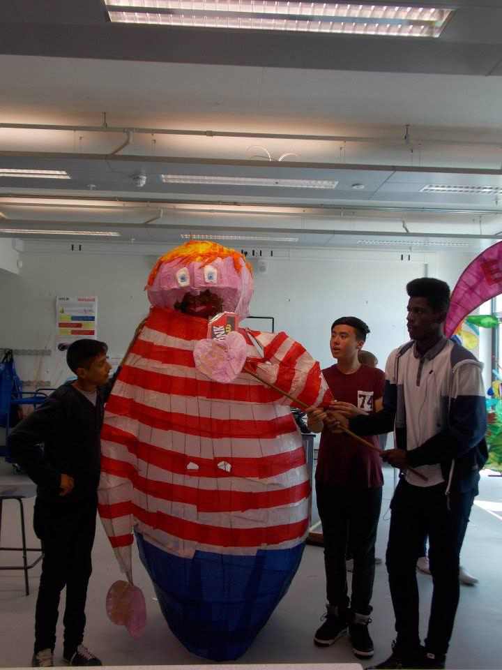 Augustus Gloop puppet