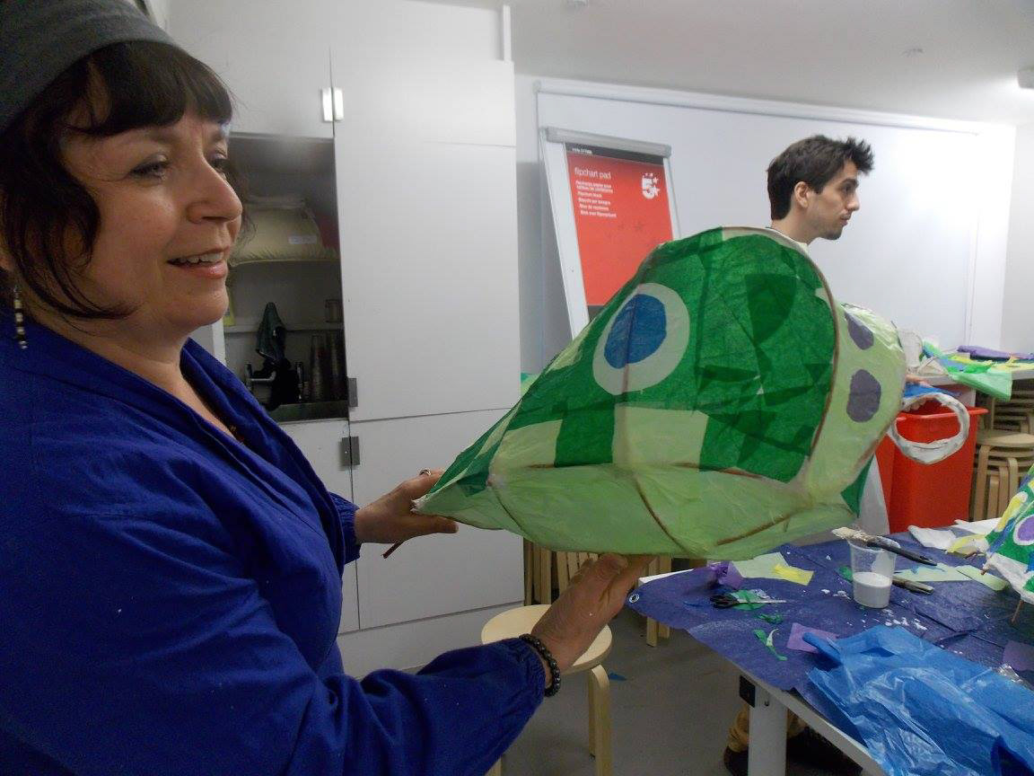 Puppet making at House of Illustration