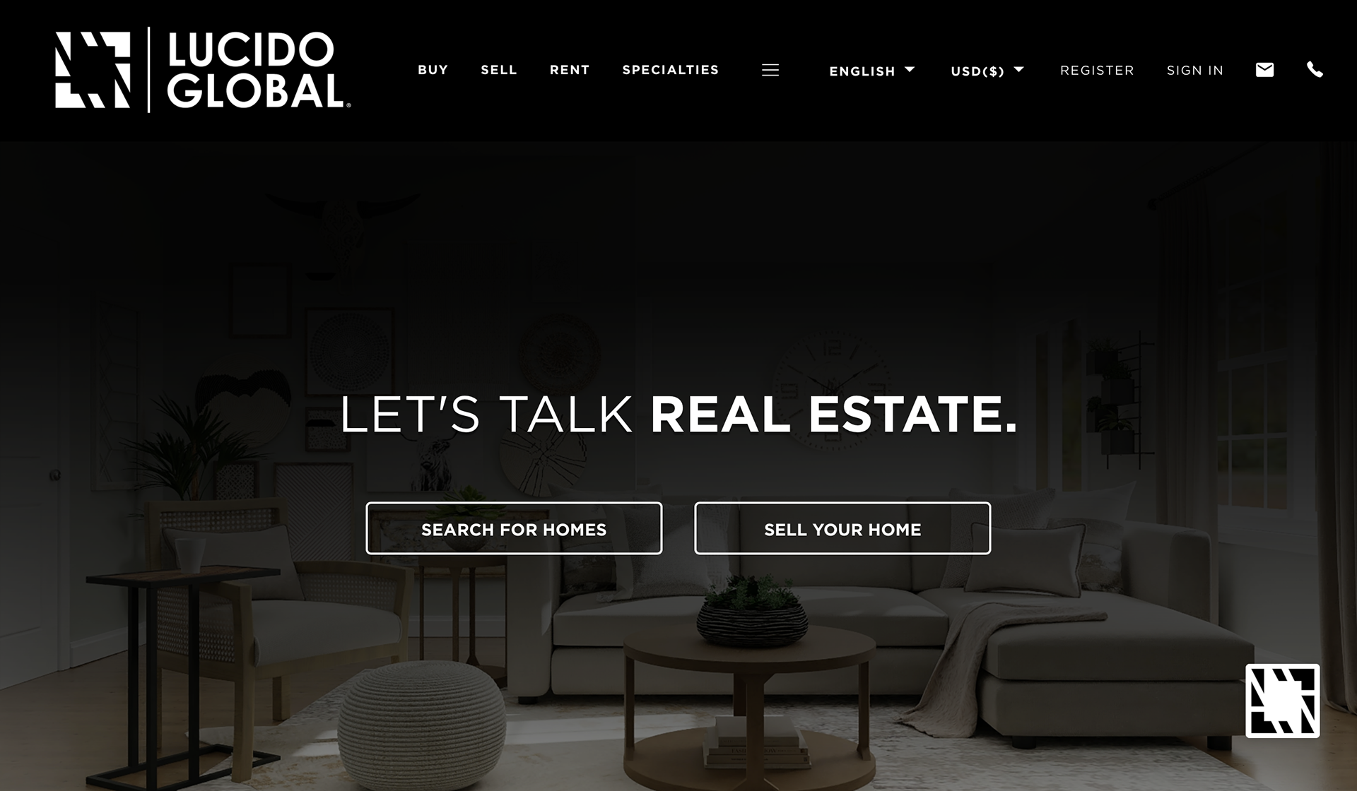Design and UI/UX for LucidoGlobal.com