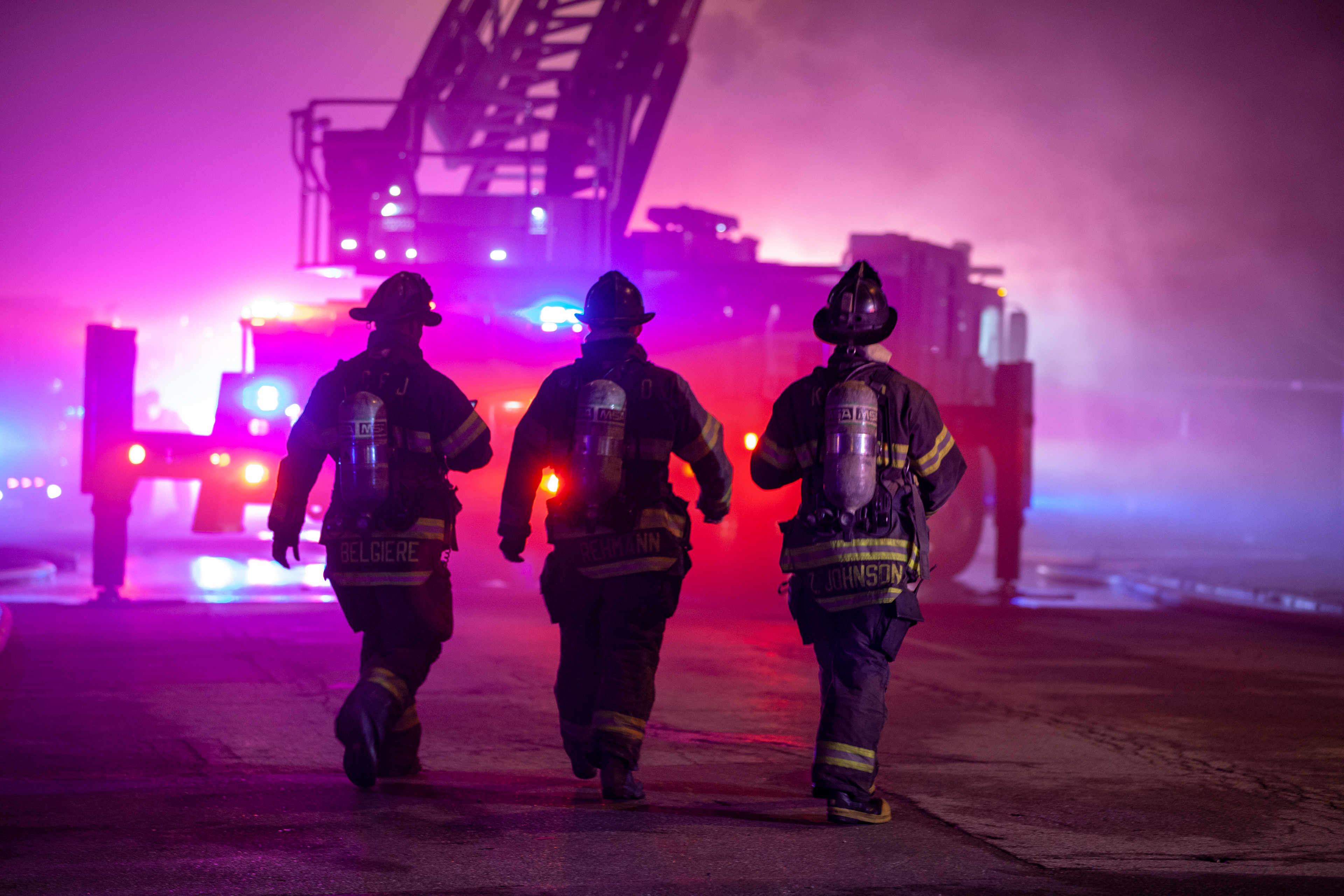 Church Fire on Forest Ave