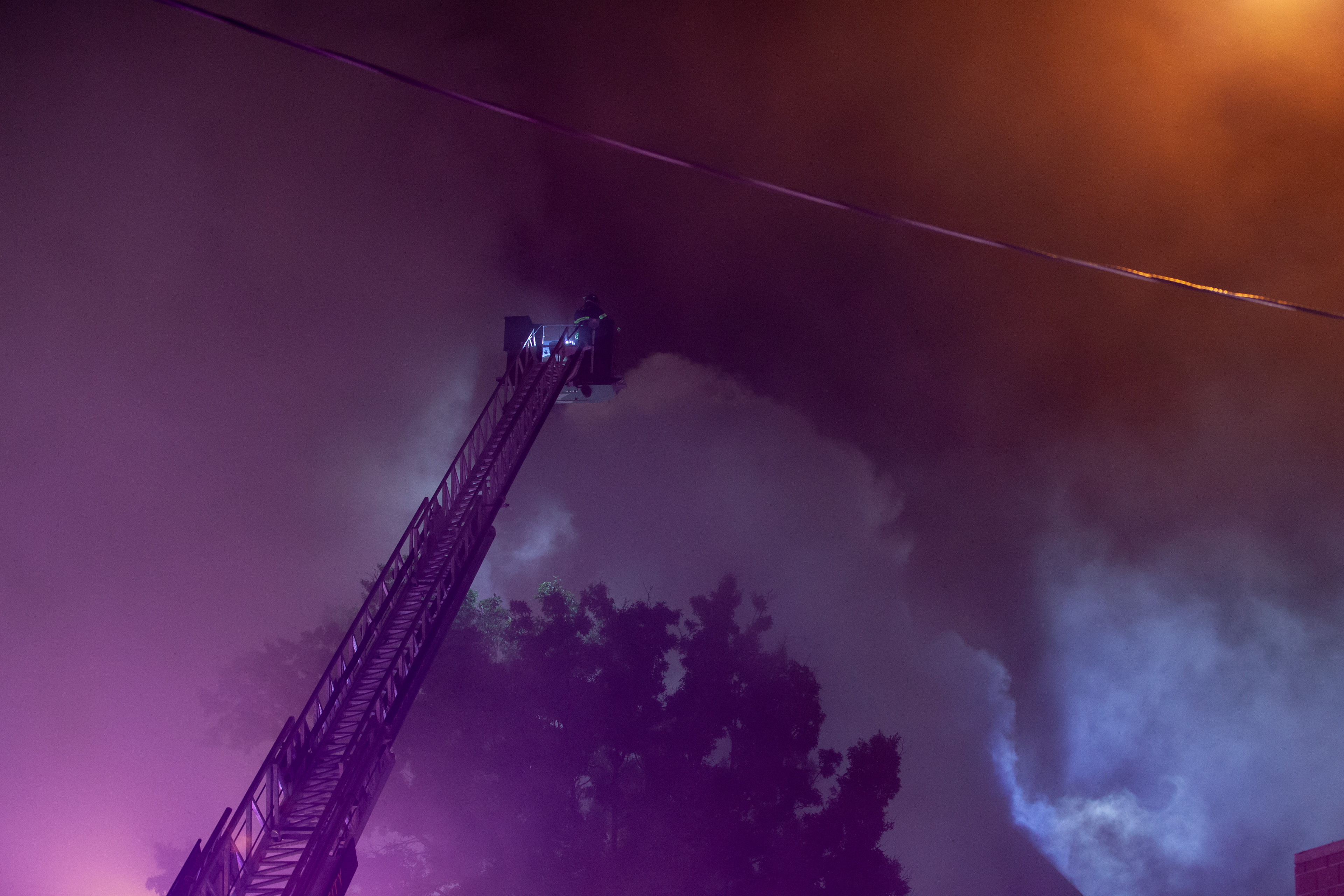 Church Fire on Forest Ave
