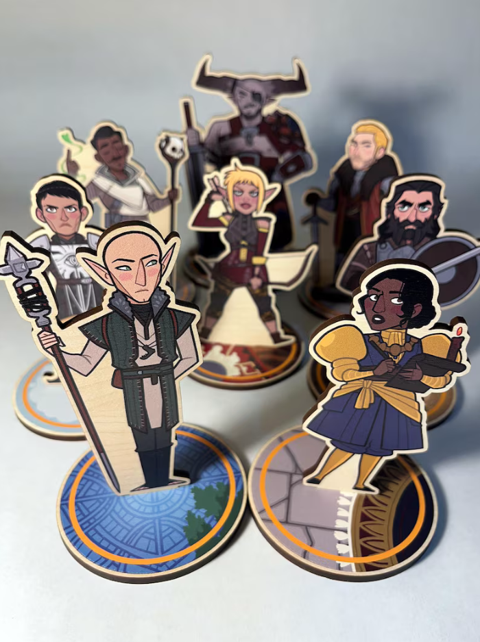 Dragon Age Inquisition Wood Standees