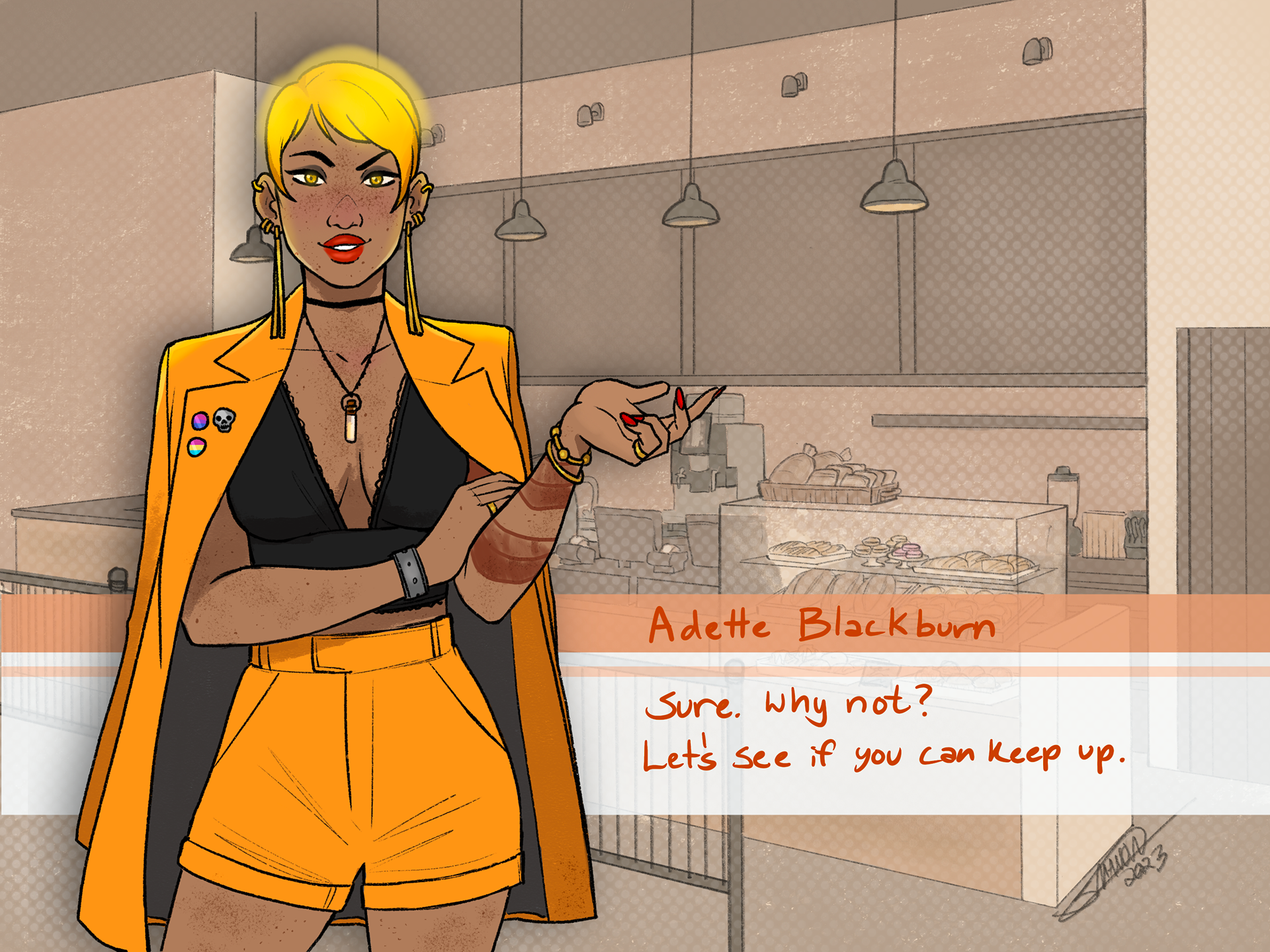 OC Dating Sim: Adette