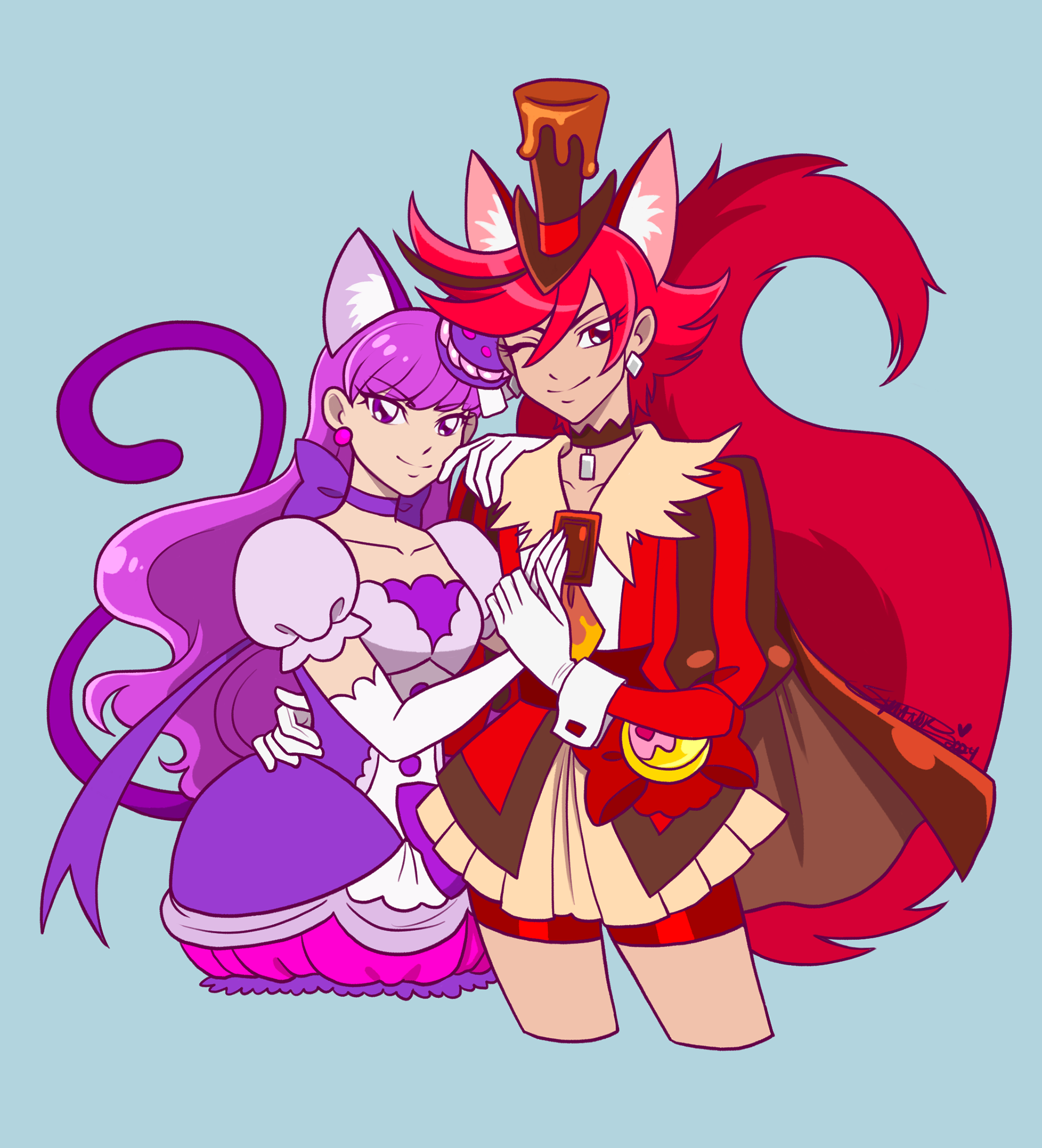Cute Macaron and Cure Chocolat