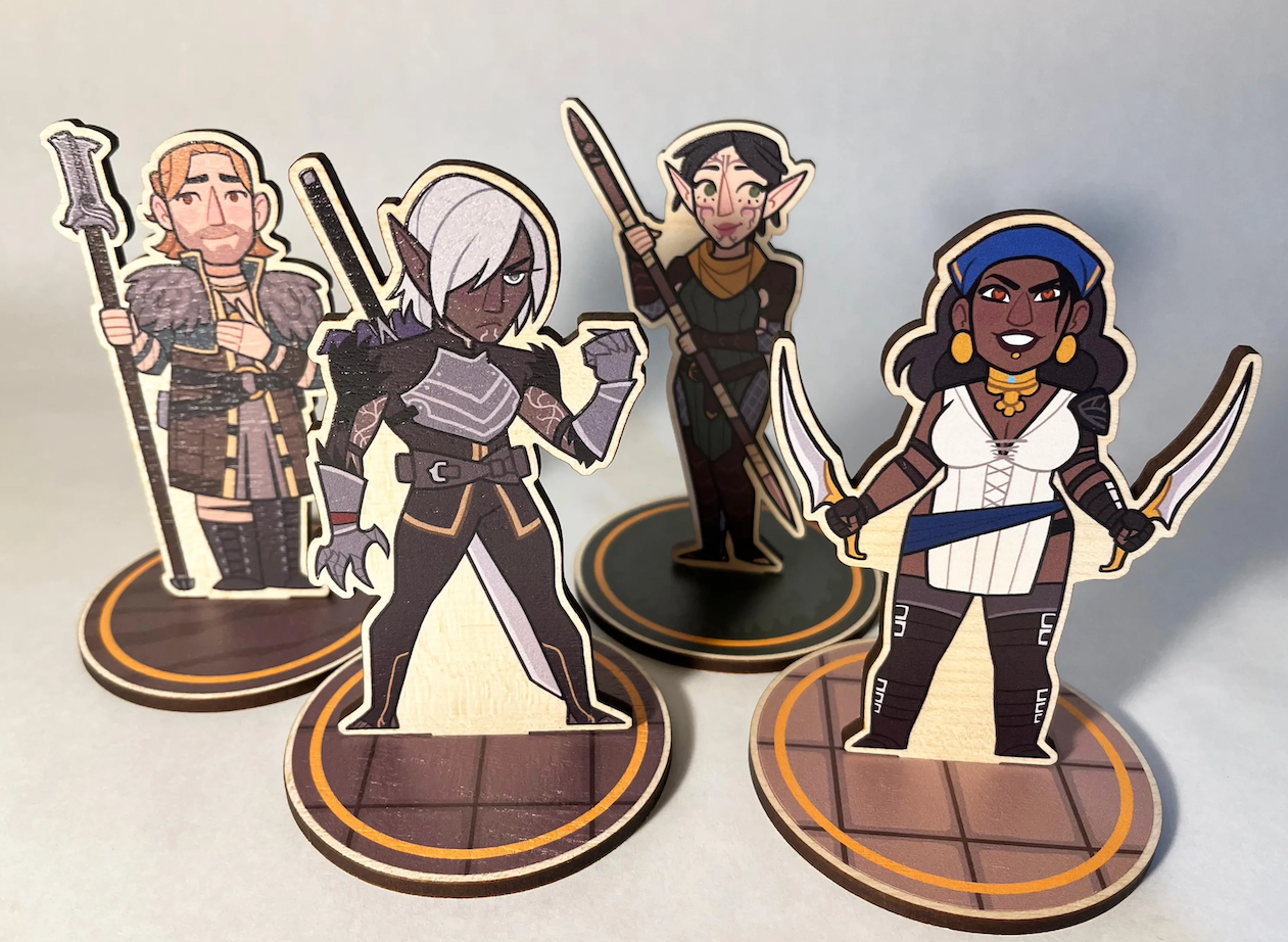 Dragon Age 2 Wood Standees