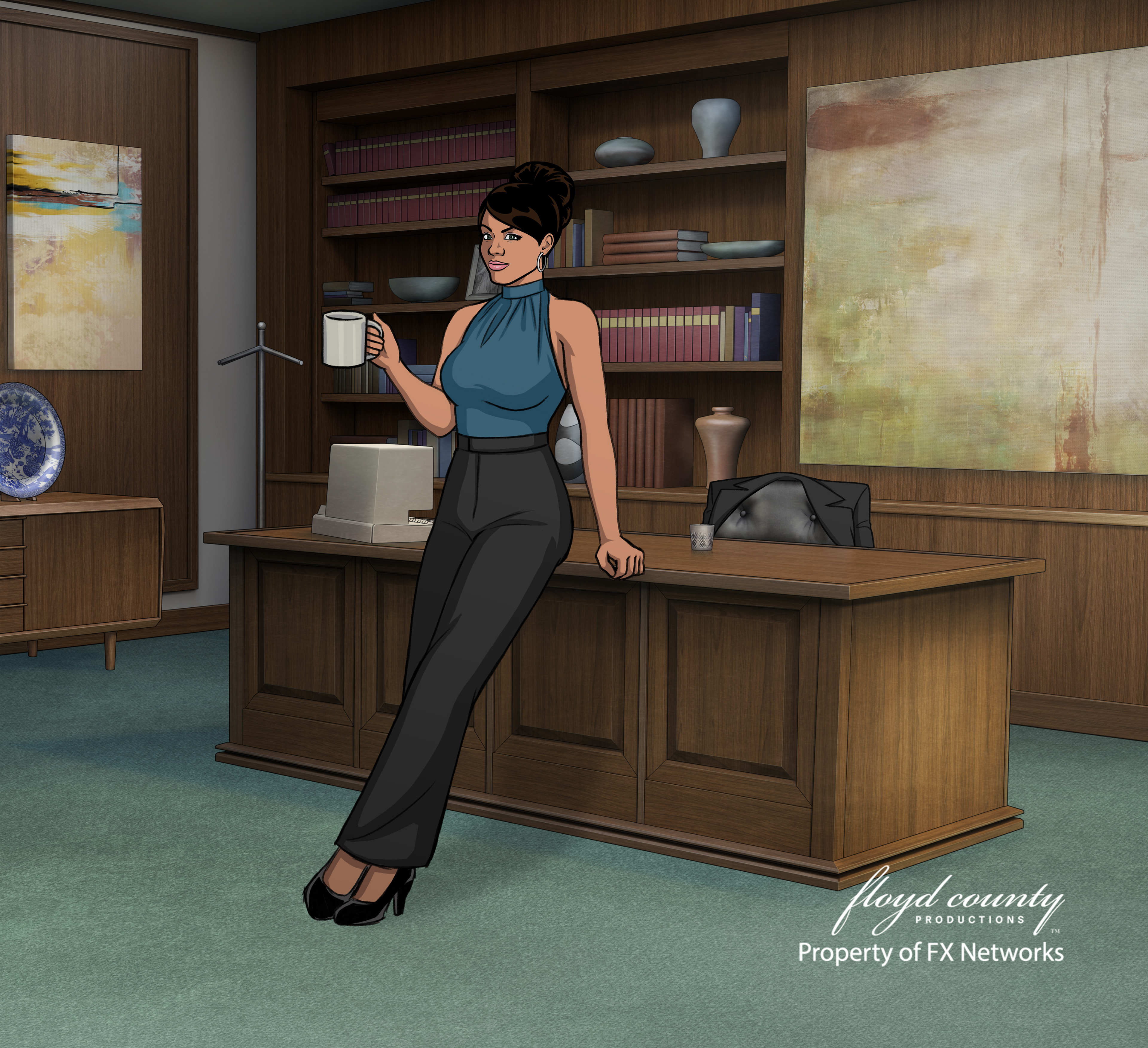 Mock-up to make sure Lana's new outfit looked good in her new outfit