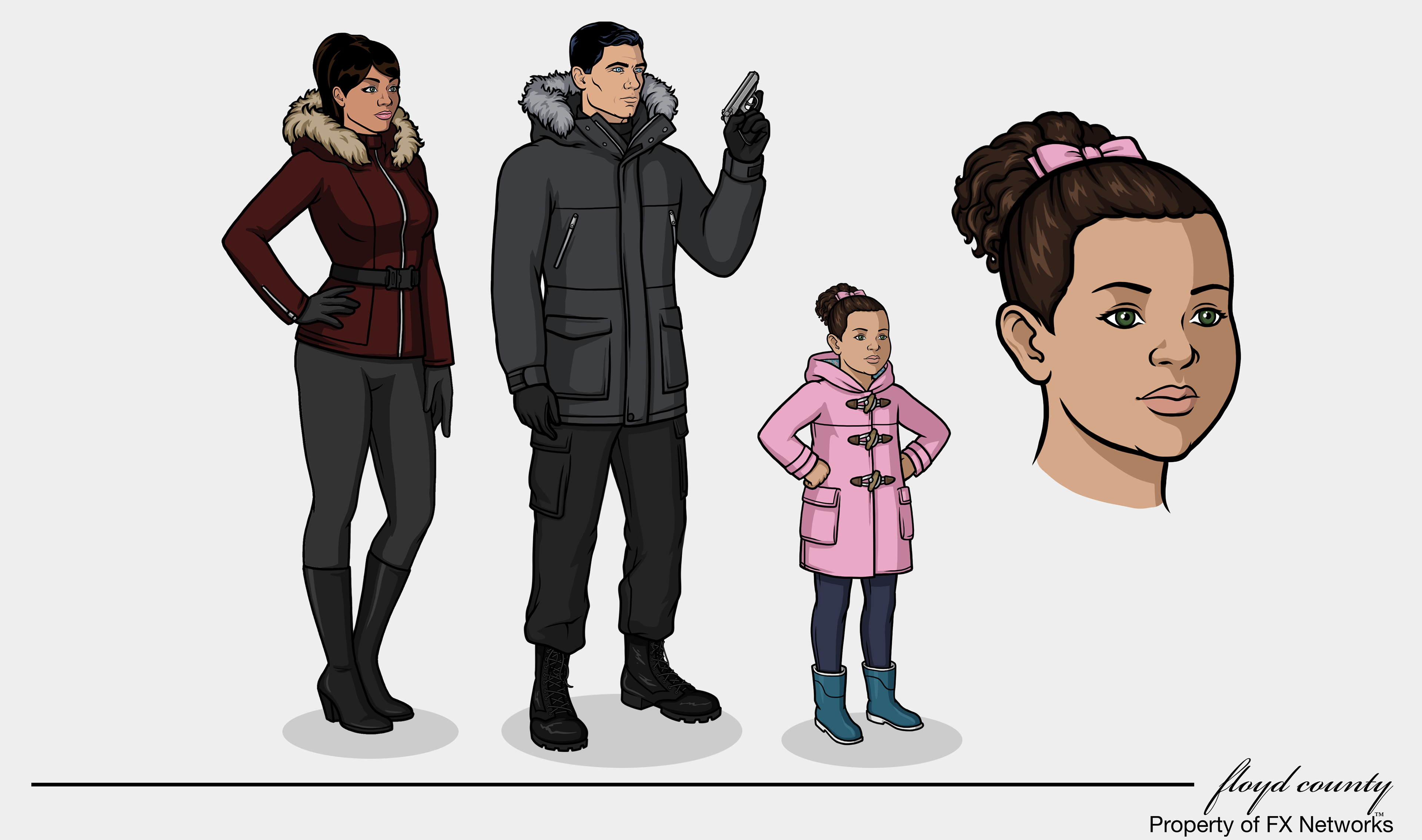 1107: Lana, Archer and AJ Winter Designs