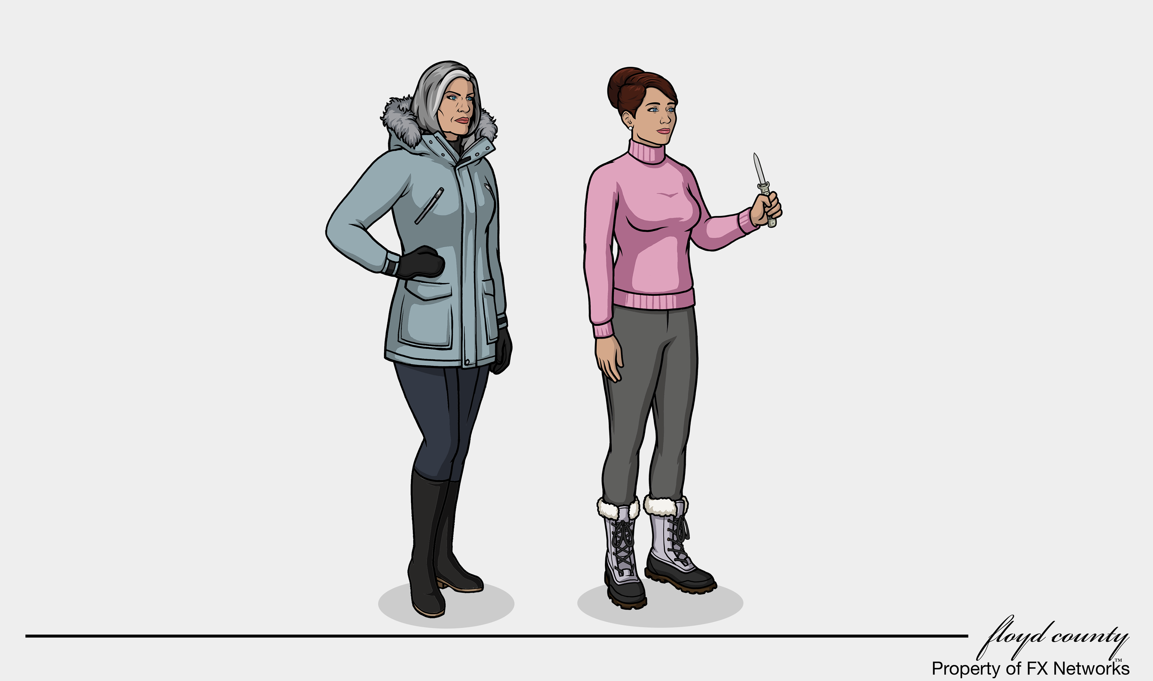 1108: Malory and Cheryl Arctic Gear