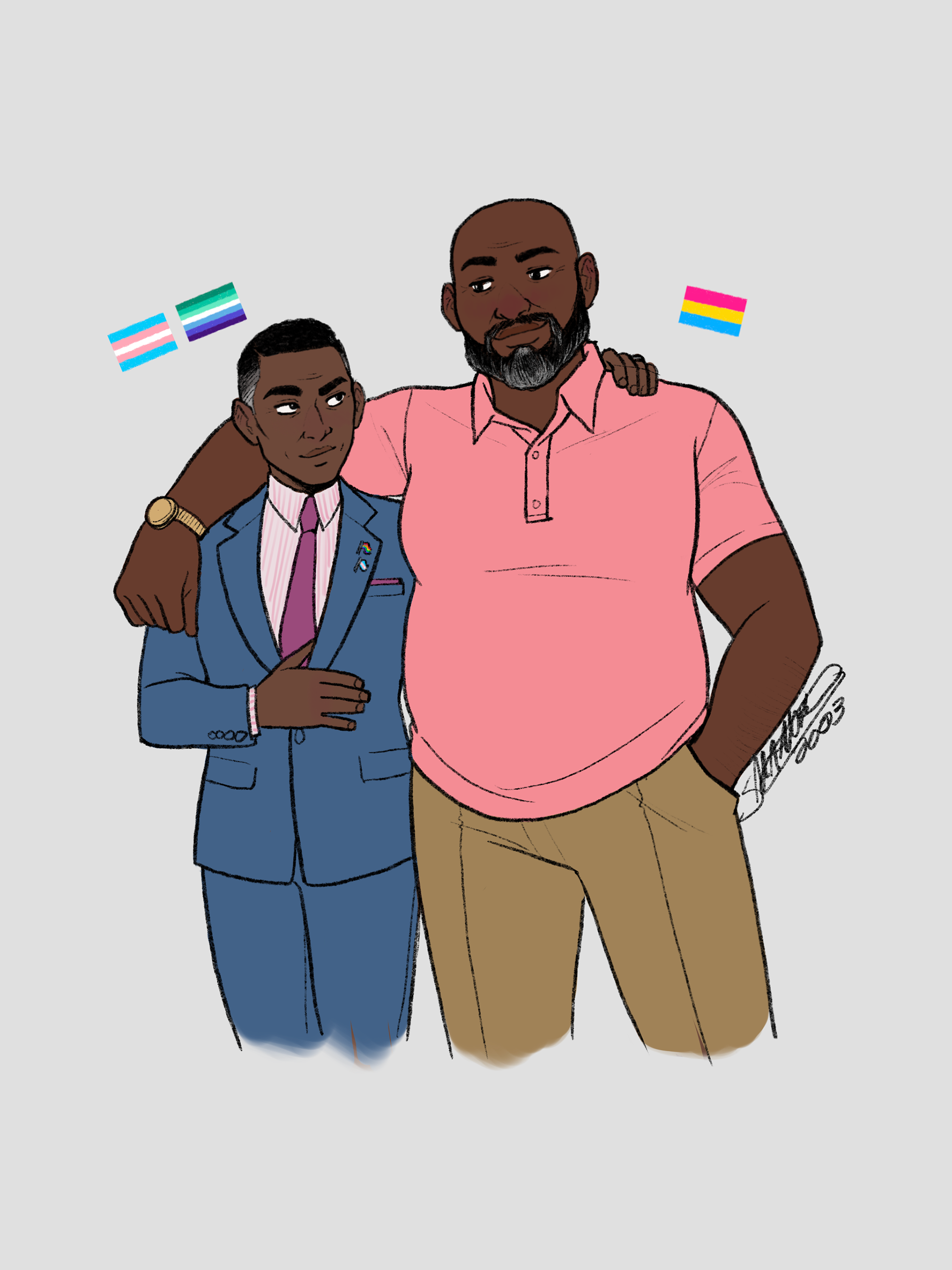 OC PRide: Charles and Anthony [Sequinox]