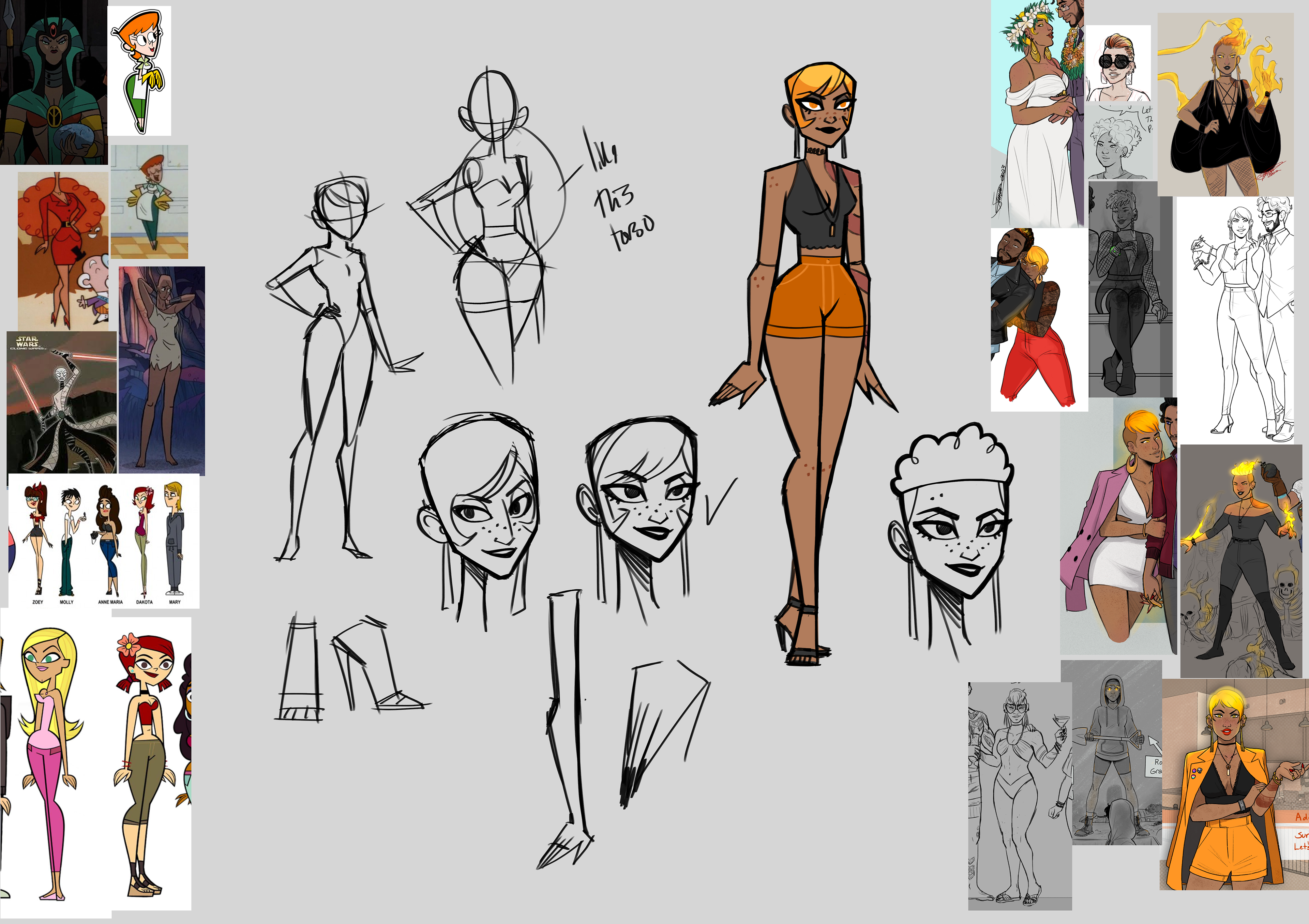 Adette: Process [I wanted to go more stylized this time]