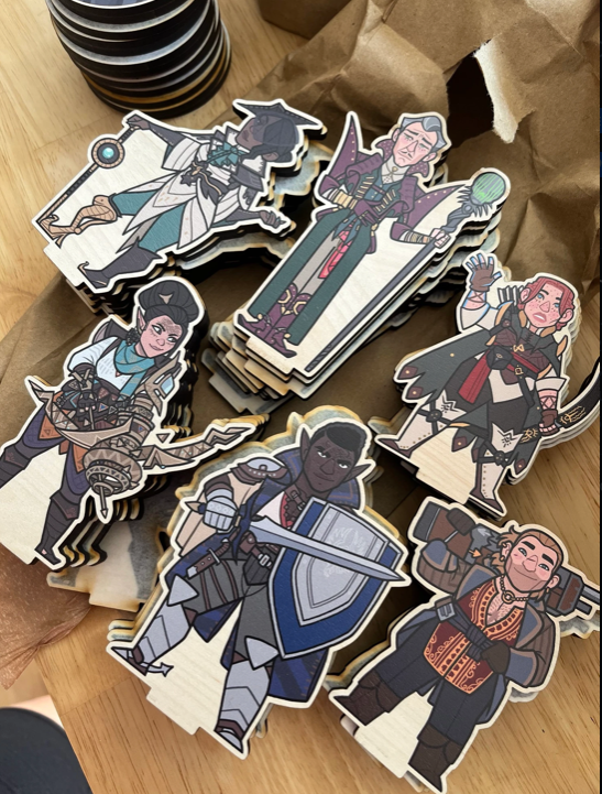 Standees fresh from Zap!