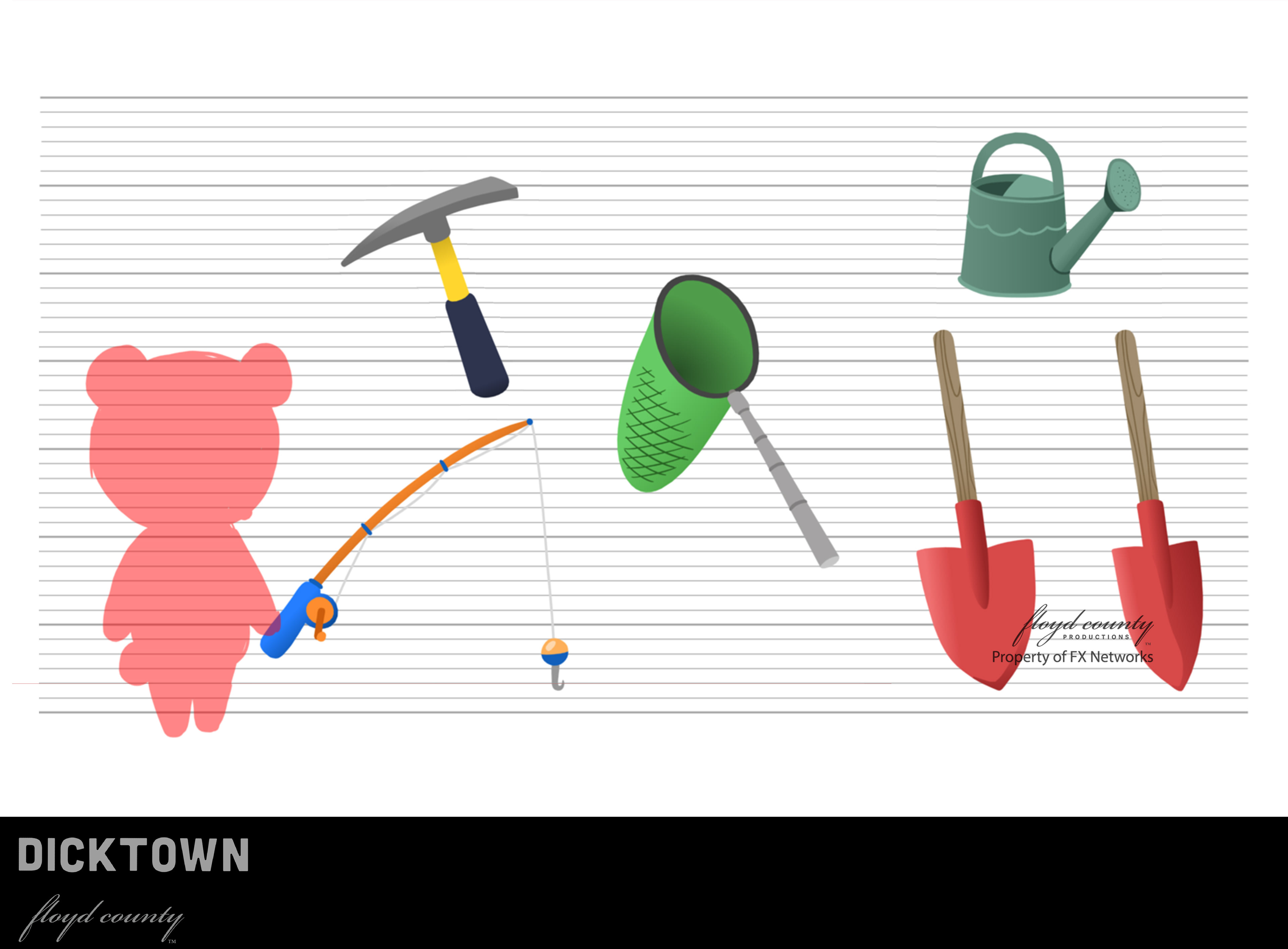 202: Mammal Island props