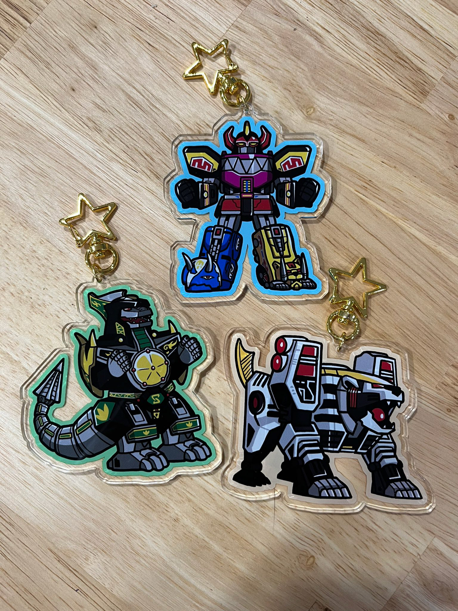 Power Ranger Zord Charms [Front]