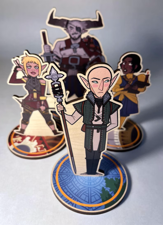 Dragon Age Inquisition Wood Standees