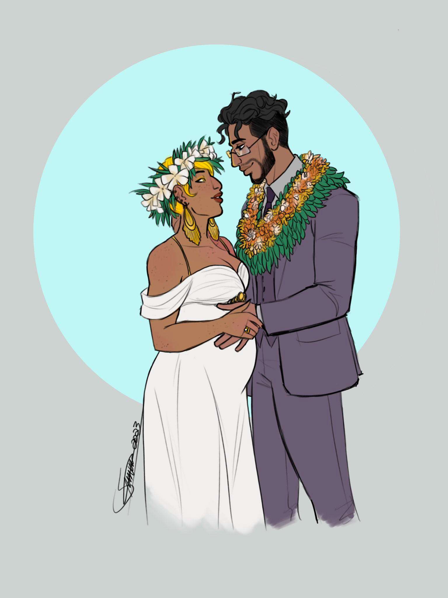 Adette and Virago: Wedding [Original Characters]