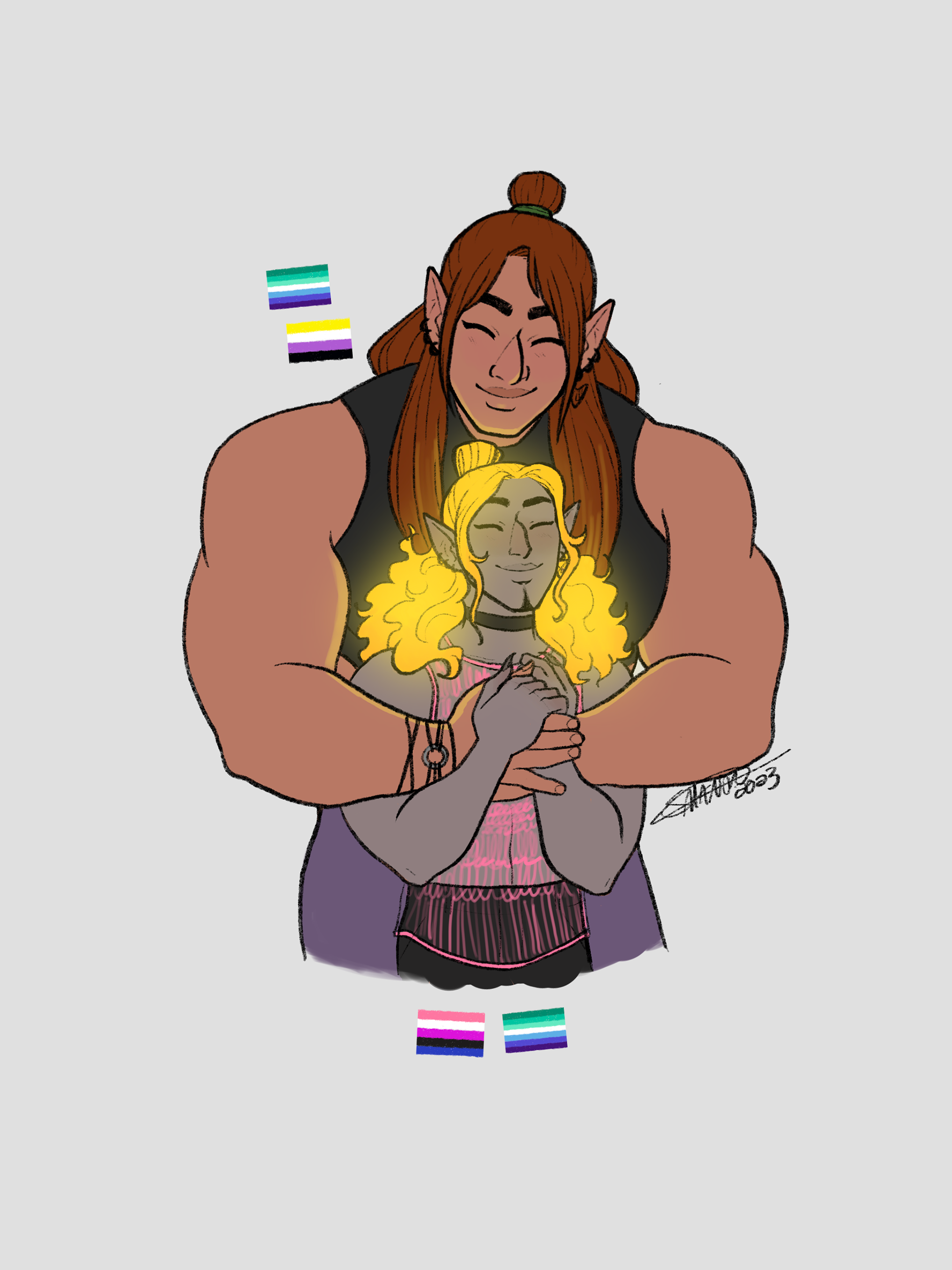 OC Pride: Kol and Mo`rn [Dragon Sanctuary]