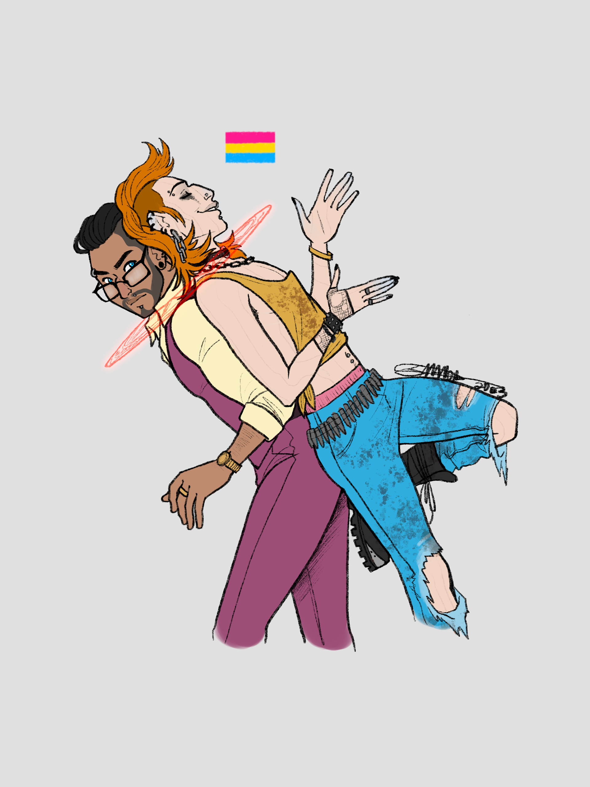 OC Pride: Toeranz and Xoret [Original Characters]
