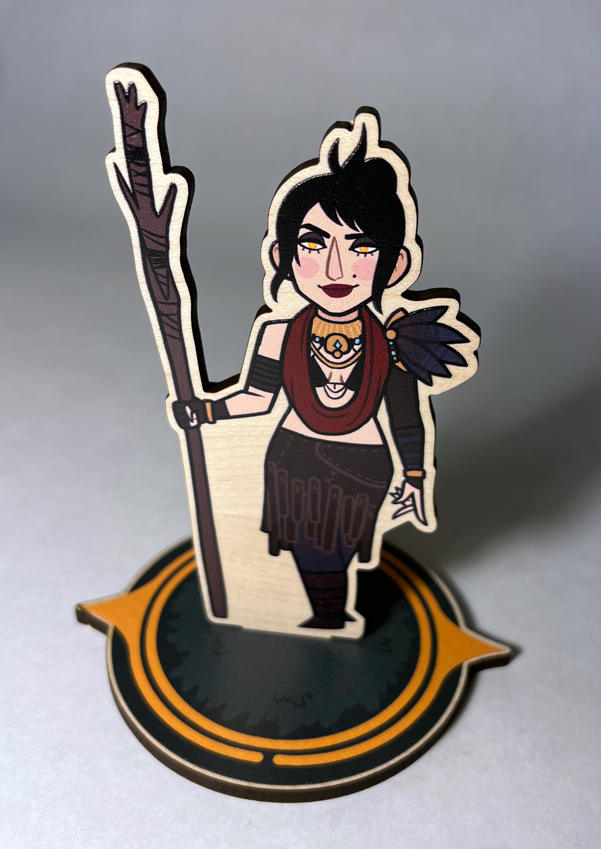 Dragon Age: Origins Wood Standees - Morrigan