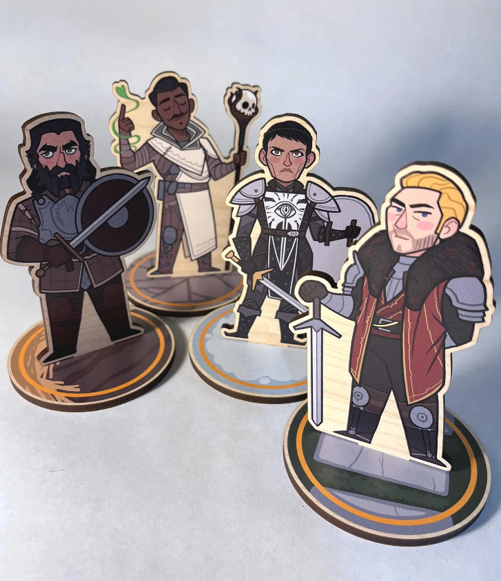 Dragon Age Inquisition Wood Standees