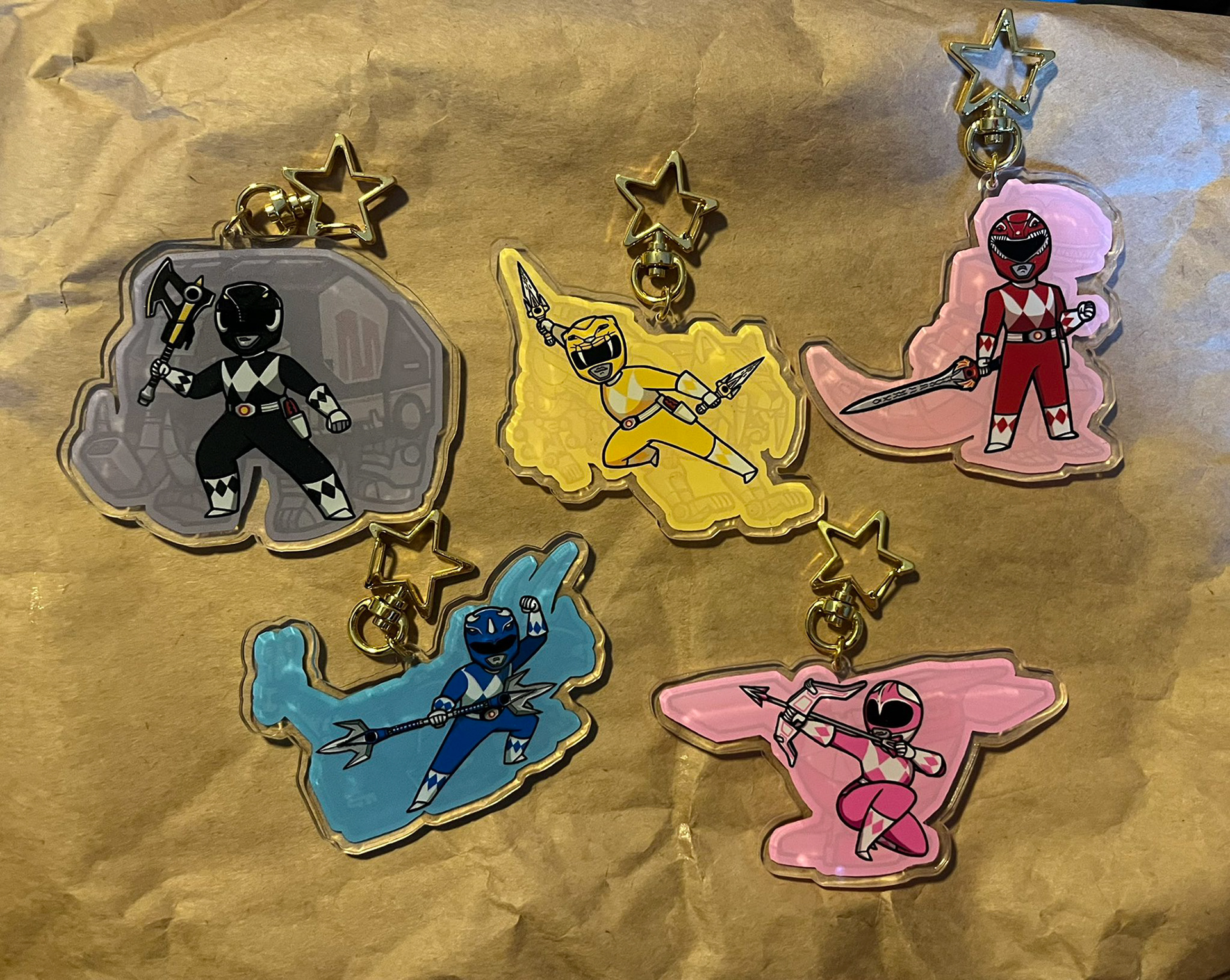Power Ranger Zord Charms [Back]