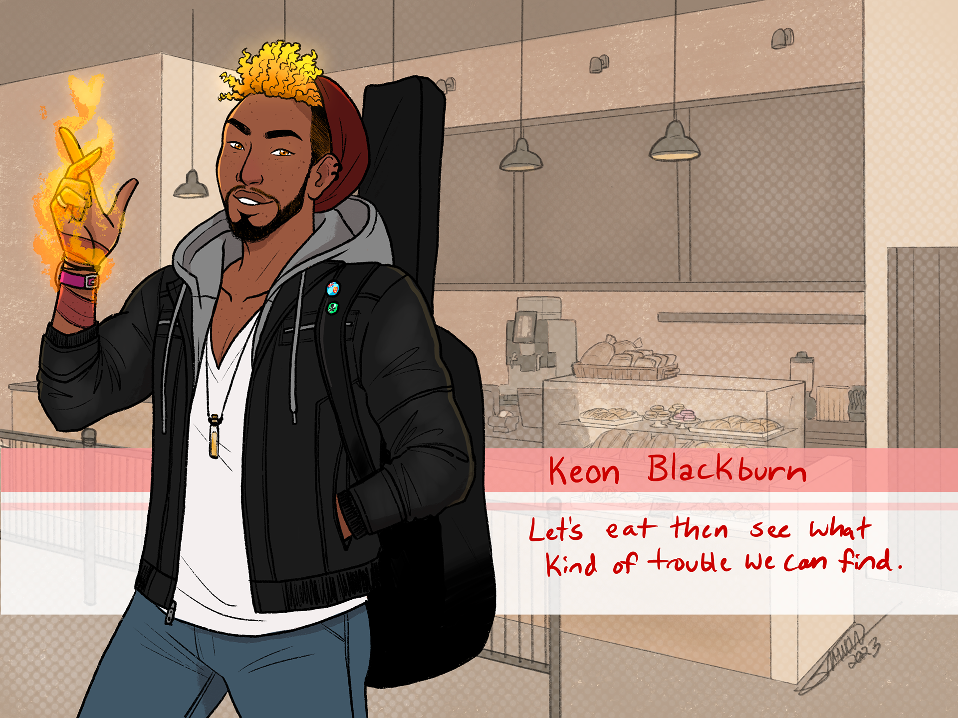 OC Dating Sim: Keon