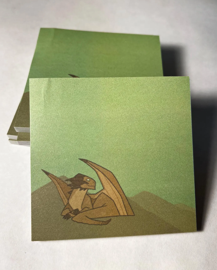 Earth Dragon Post-It