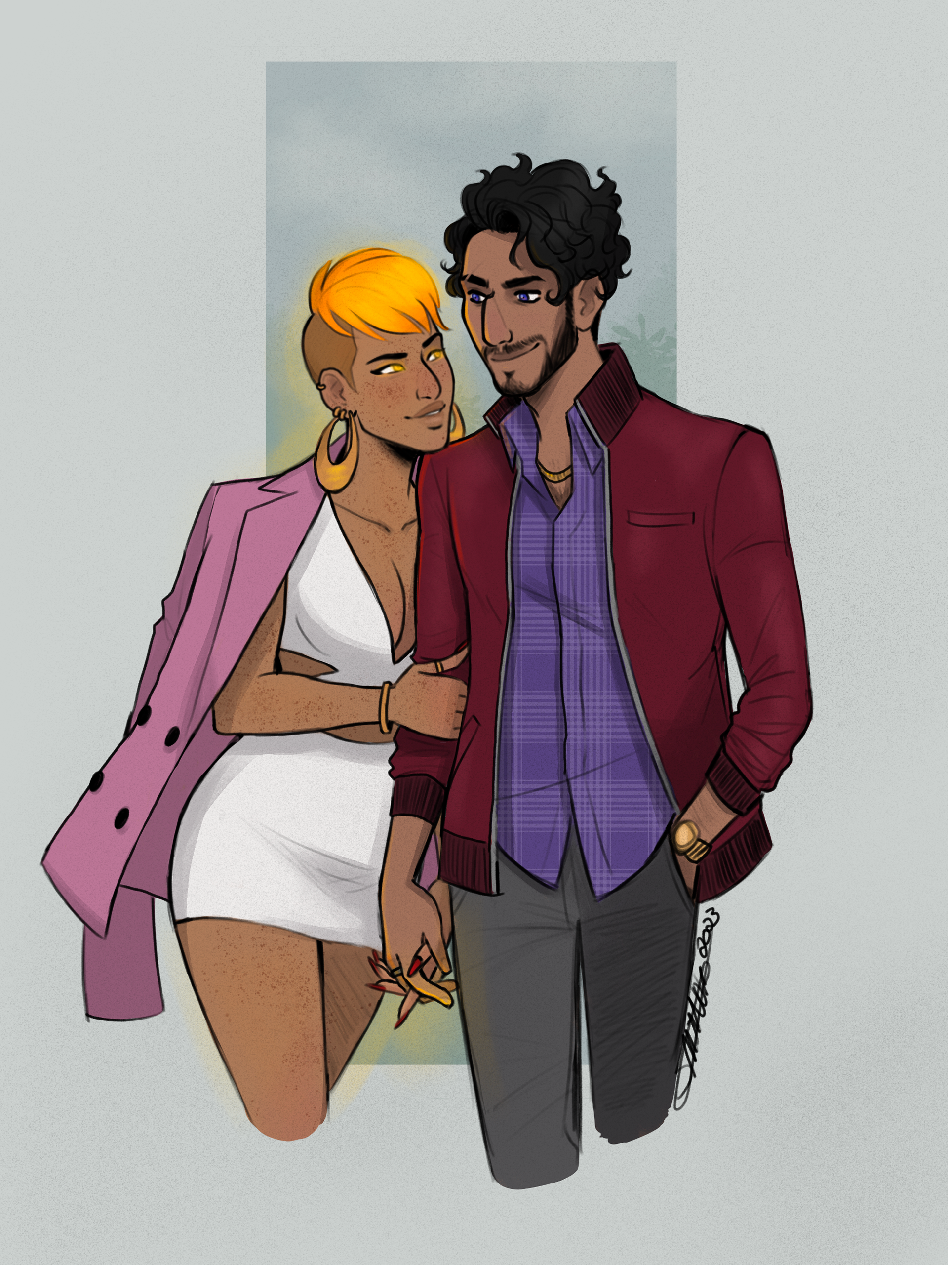 Adette and Virago: First Date [Original Characters]