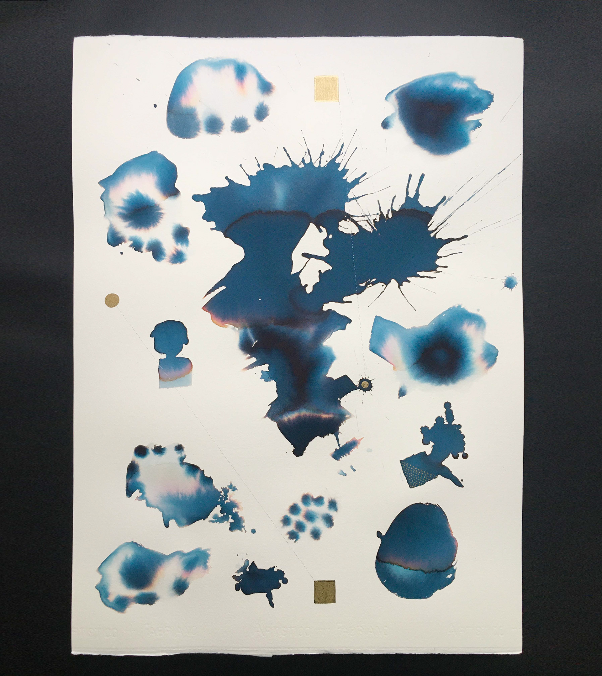 Stefano Cerioli _ DTPM #101 _ Inchiostro, spray e acrilici su carta pregiata _ 76,5x56cm