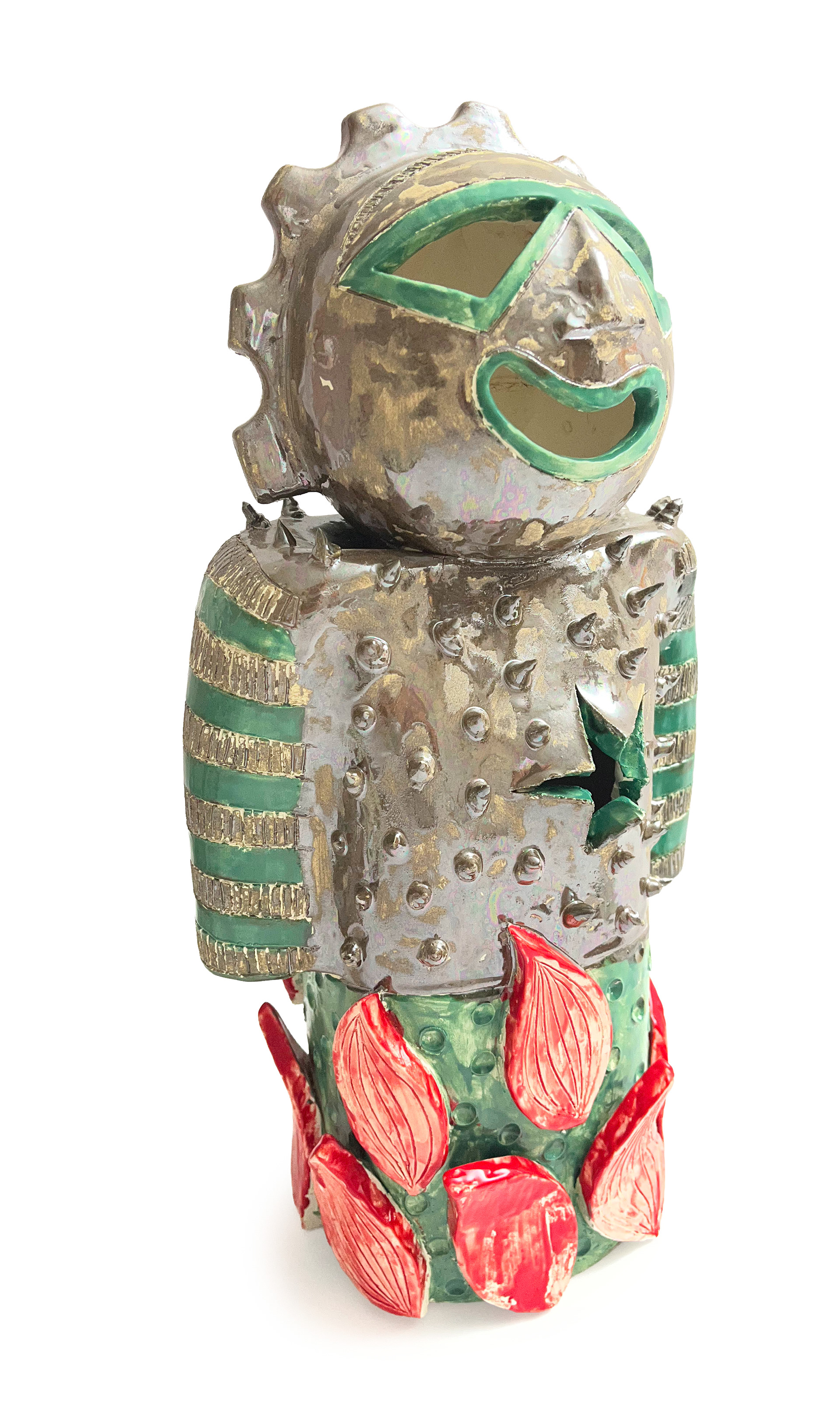 Stefano Cerioli. IDOL 1. Ceramica e smalti. 2025